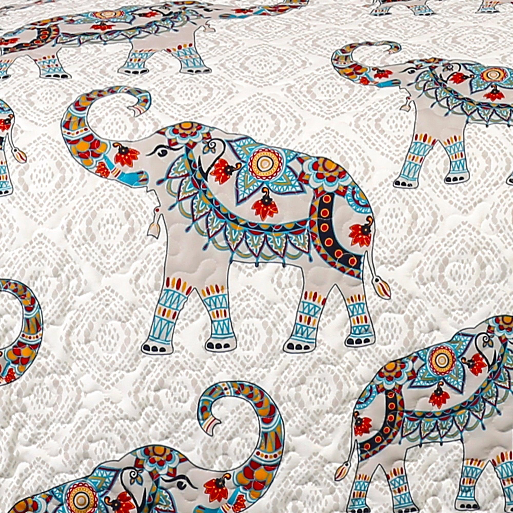 Hati Elephants Throw Sherpa