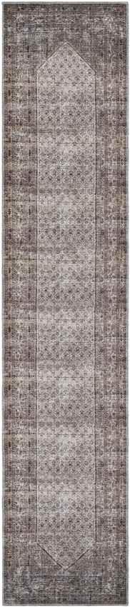 Hayri Traditional Dark Red Washable Area Rug