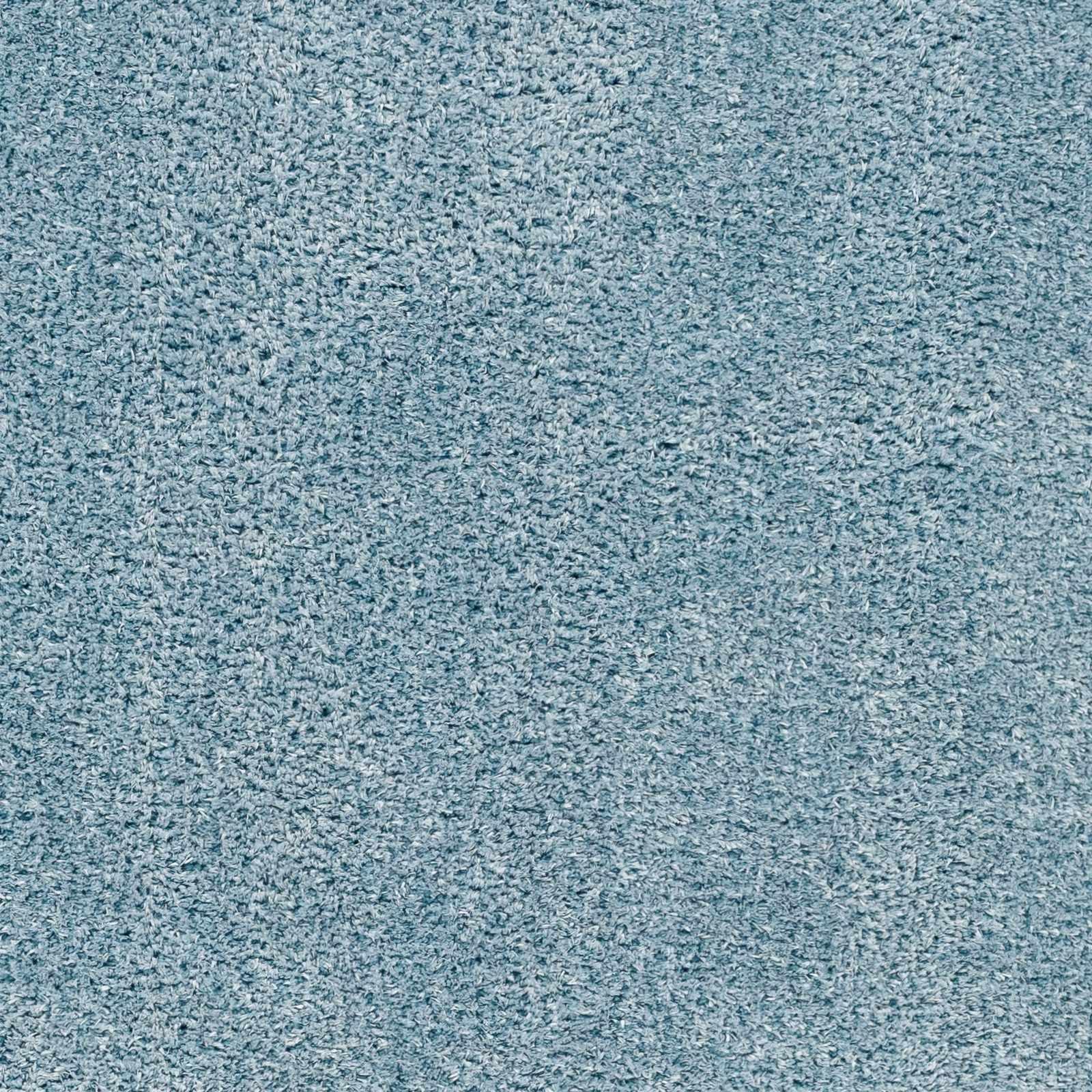 Heavenly Solid Blue Plush Rug