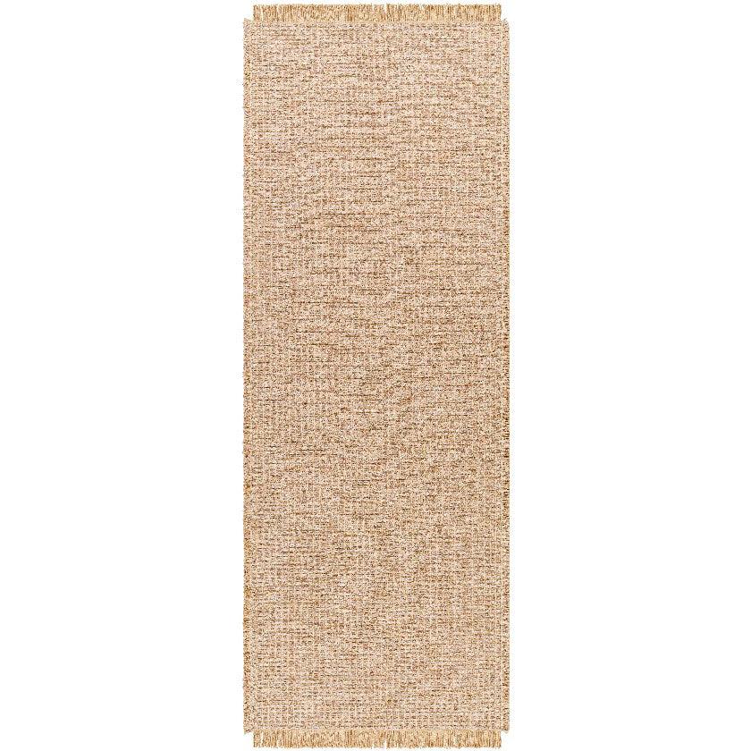 Hendy Solid and Border Brown Area Rug