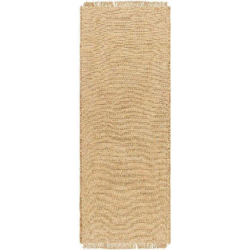 Hendy Solid and Border Camel Area Rug