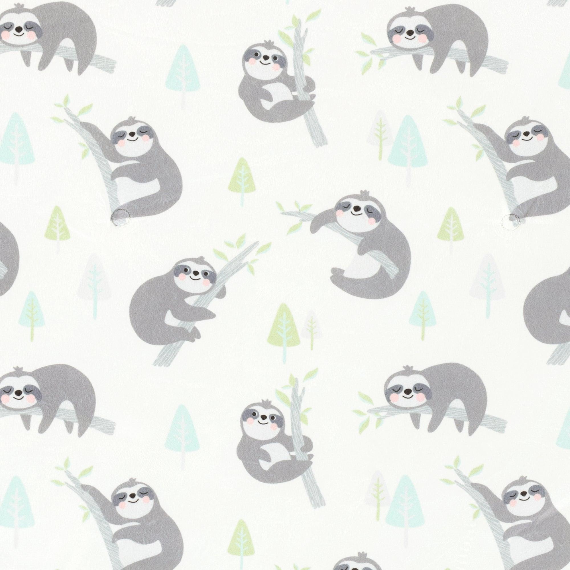 Hygge Sloth Reversible Soft & Plush Oversized Baby Blanket