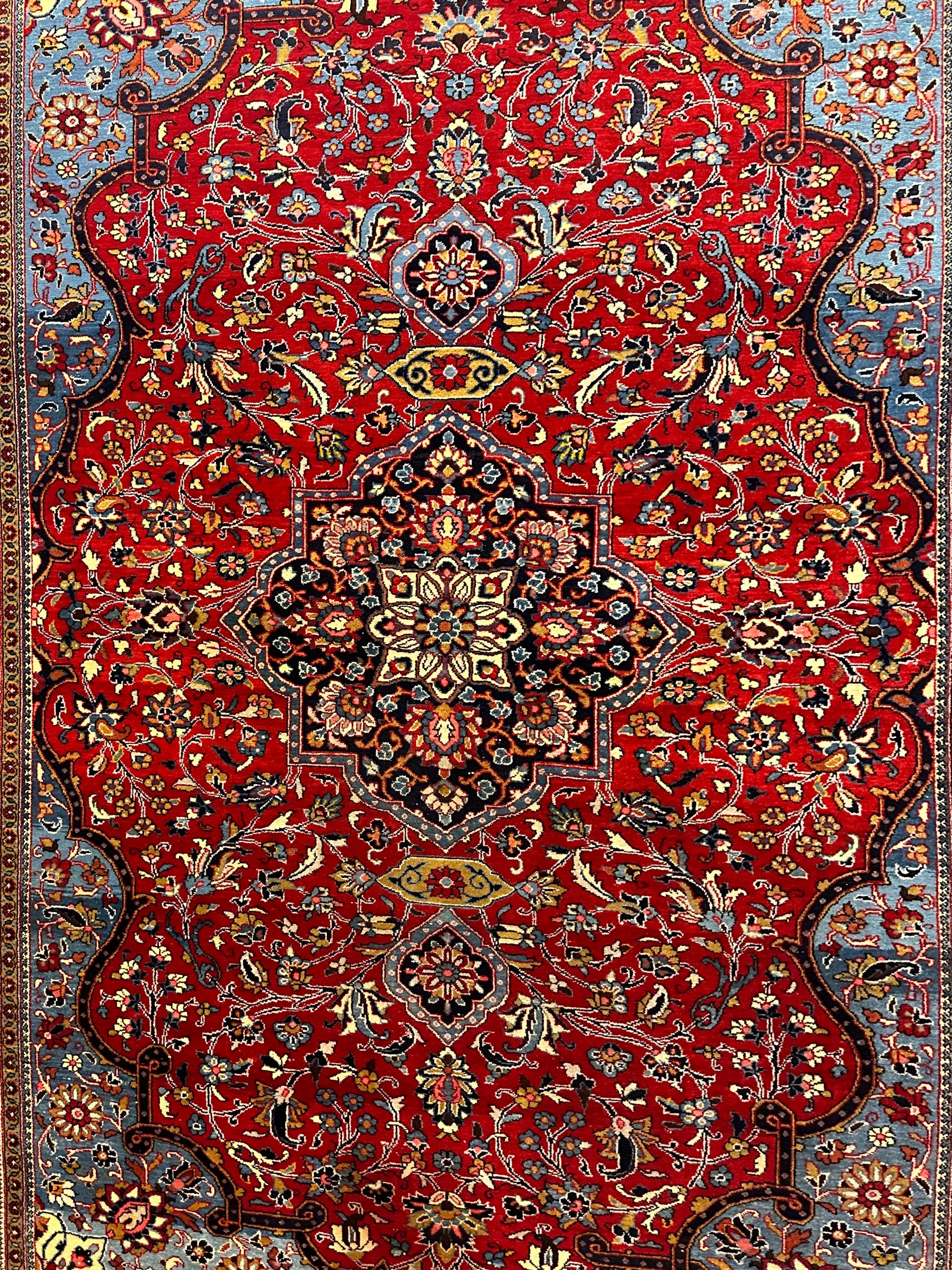 Incredible Persian Kashan Rug 7’2” x 10’2”