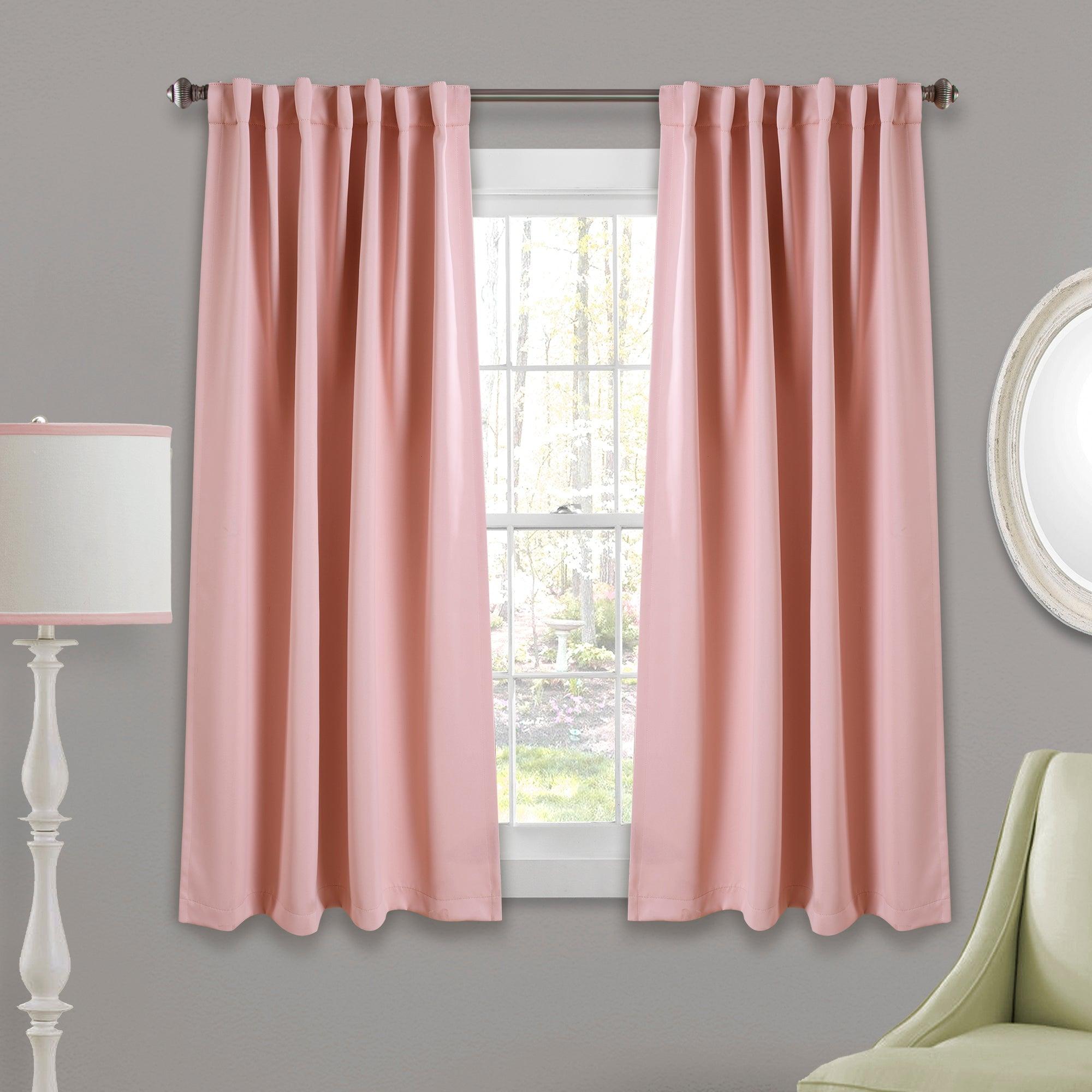 Insulated Back Tab Blackout Curtain Panel Set