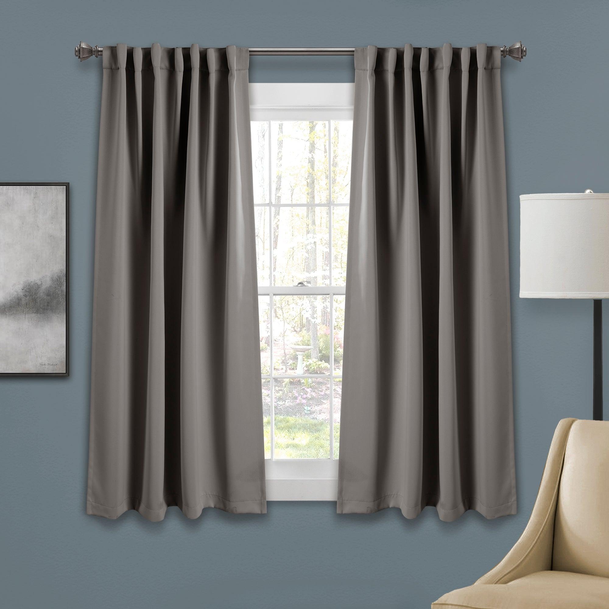 Insulated Back Tab Blackout Curtain Panel Set