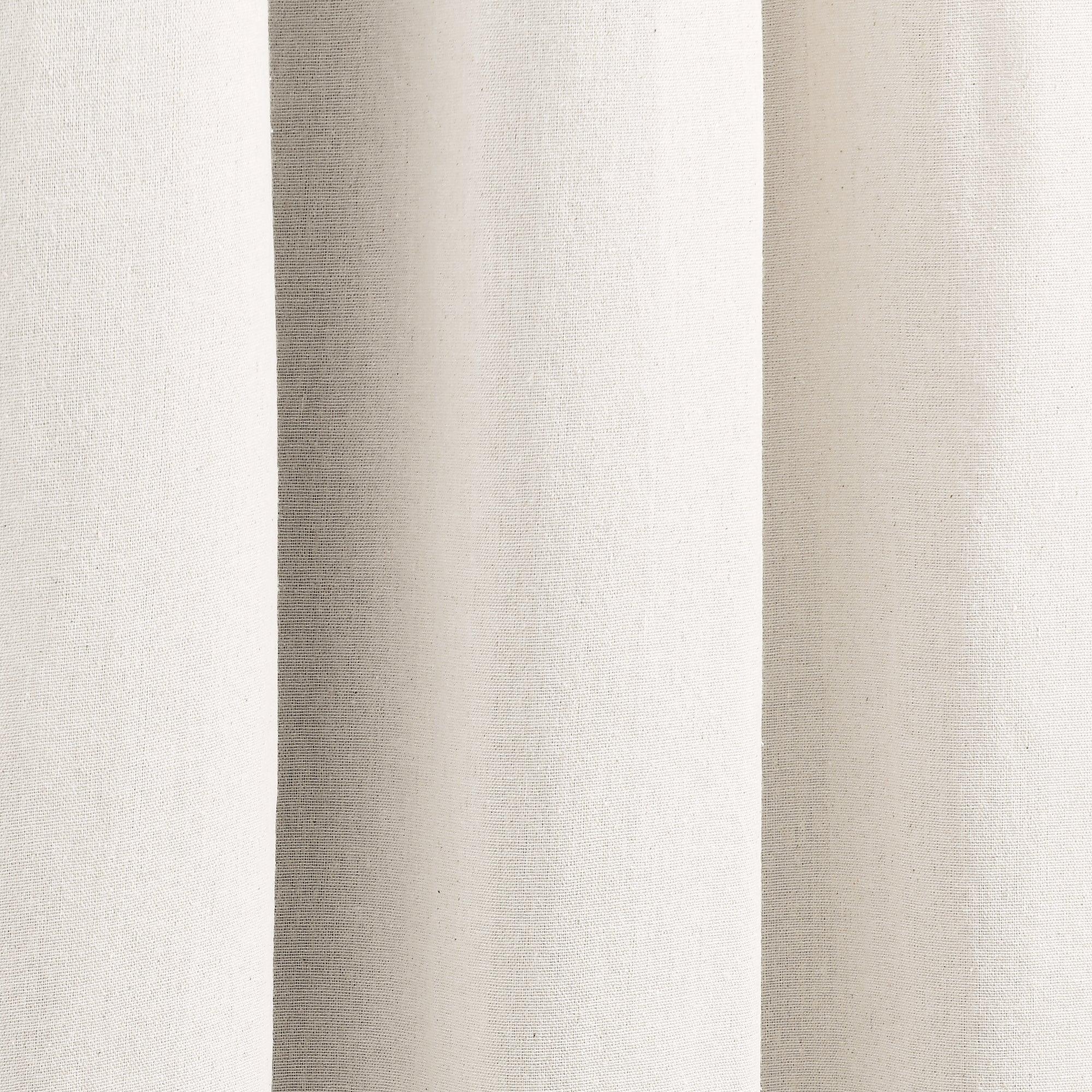 Insulated Grommet Blackout Faux Linen Window Curtain Panel