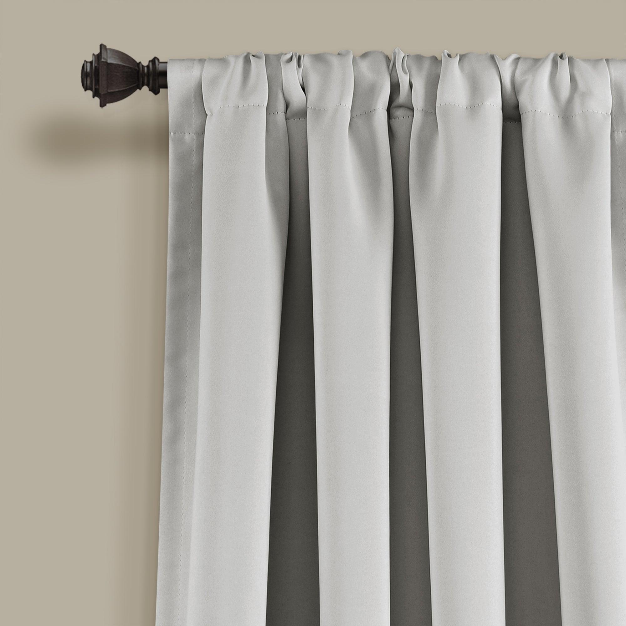 Insulated Rod Pocket Blackout Curtain Panel Set