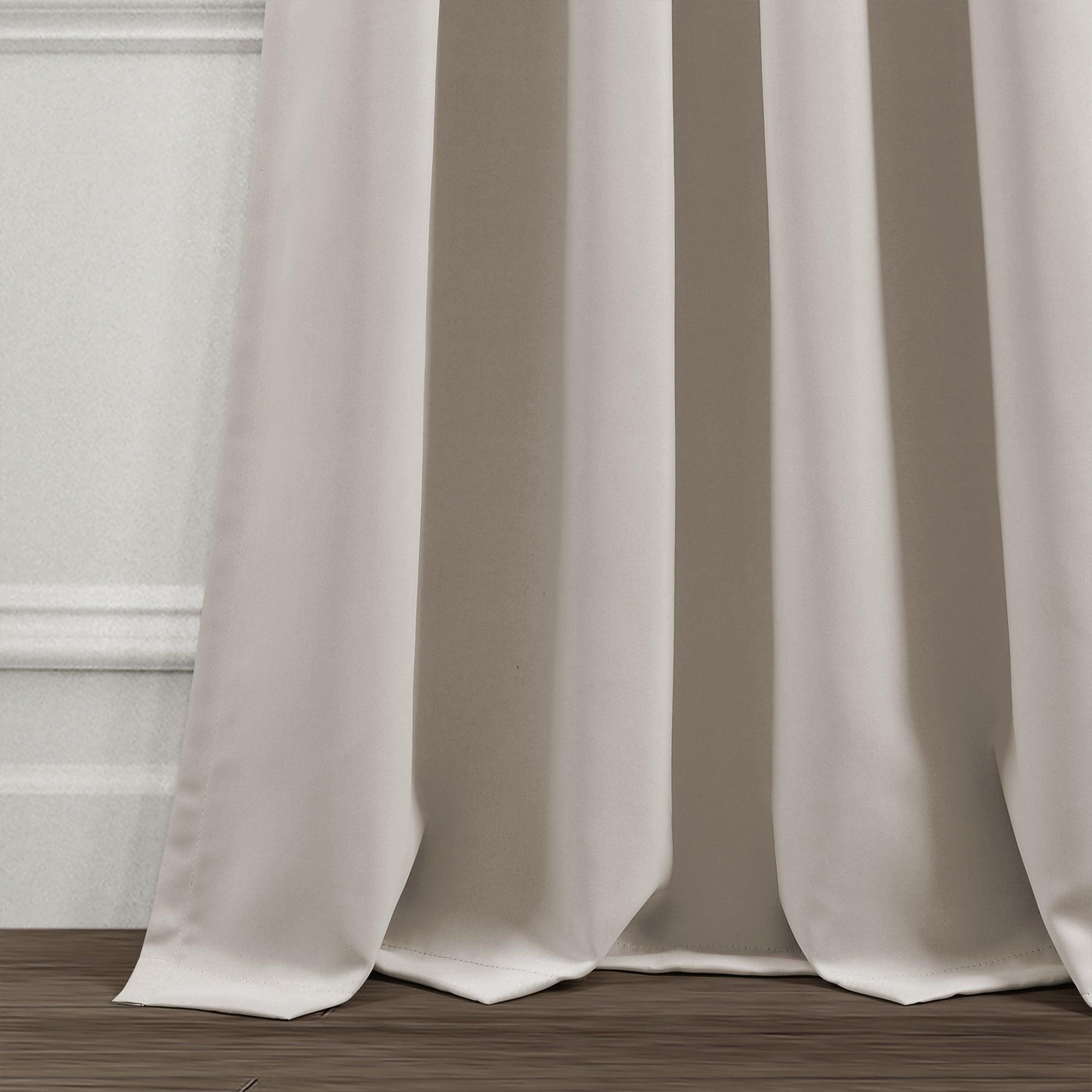 Insulated Rod Pocket Blackout Curtain Panel Set