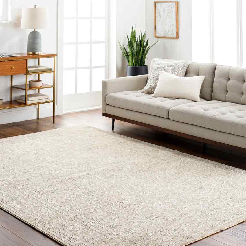 Isaura Traditional Taupe/Light Brown Area Rug