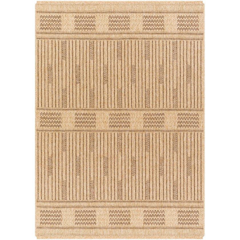 Jaira Cottage Dark Brown Area Rug