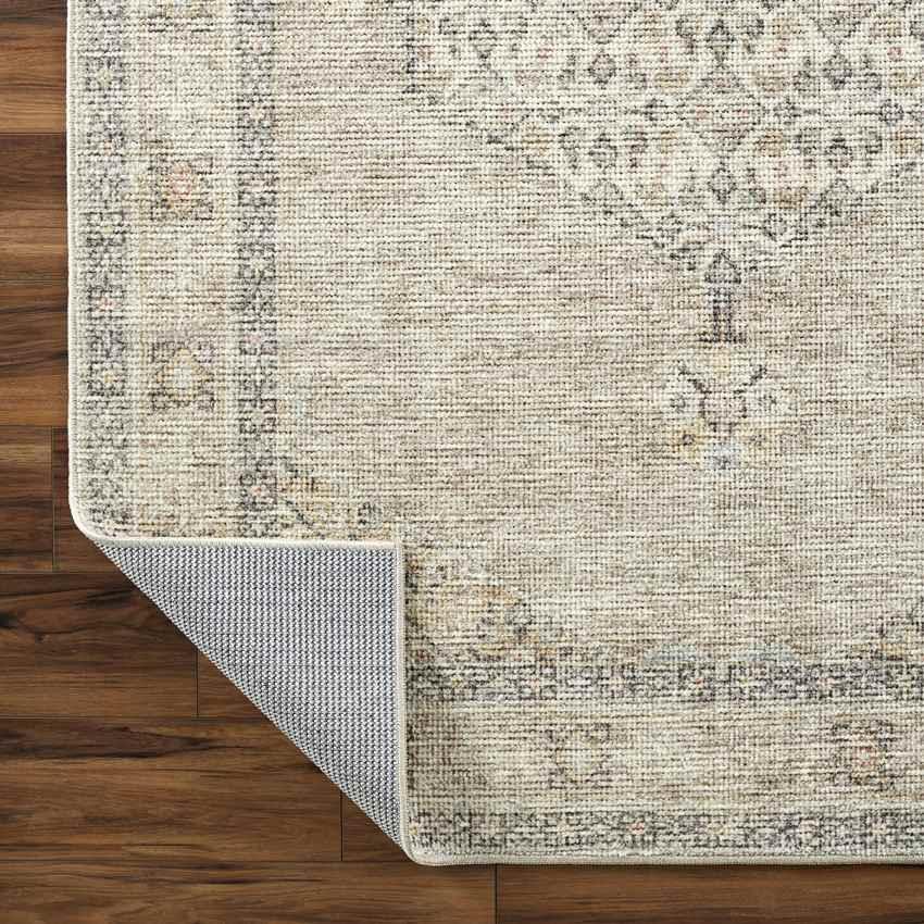 Jamesa Traditional Light Brown/Cream Area Rug