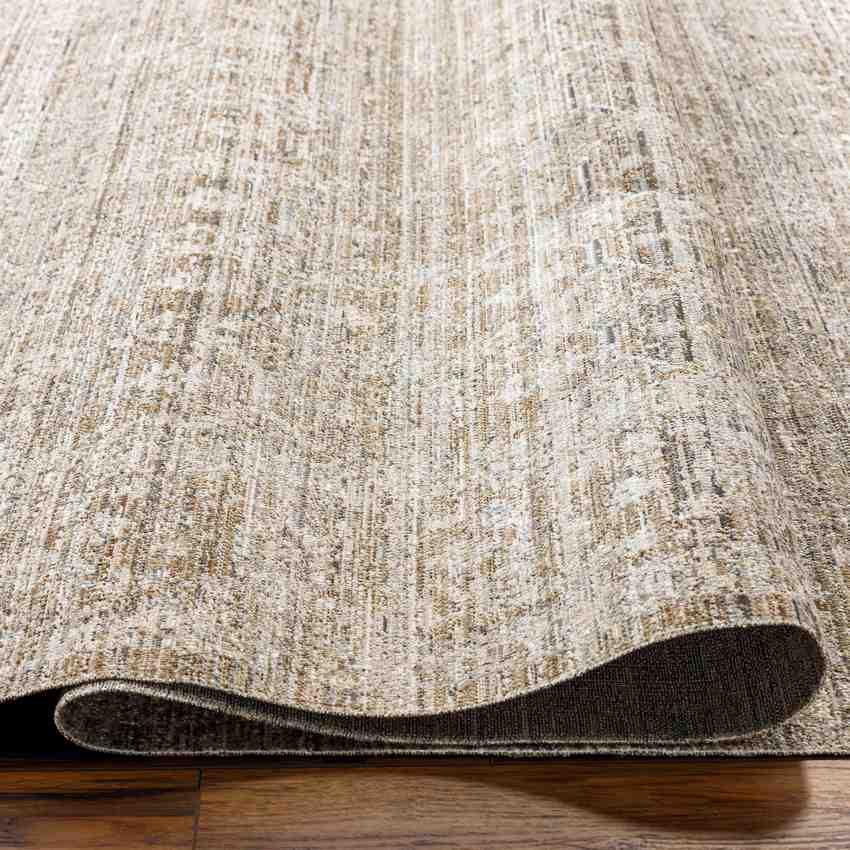 Jemimah Traditional Dark Sage Washable Area Rug