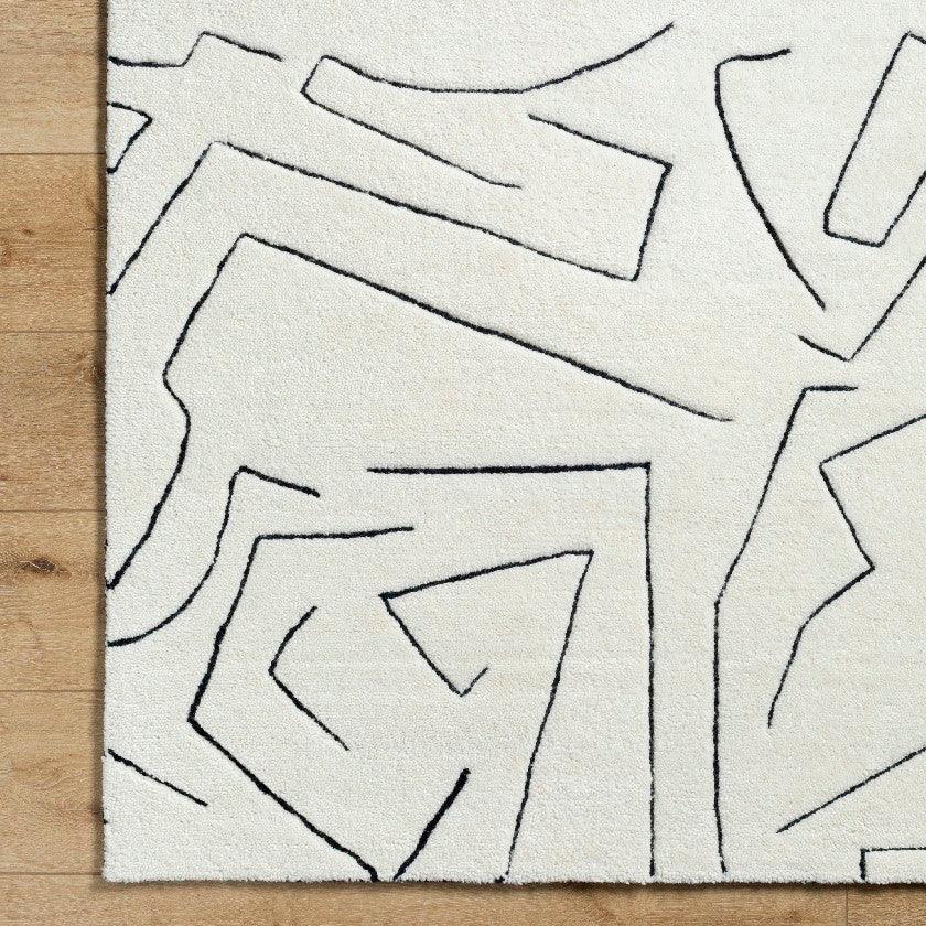 Jillienne Modern Cream Area Rug