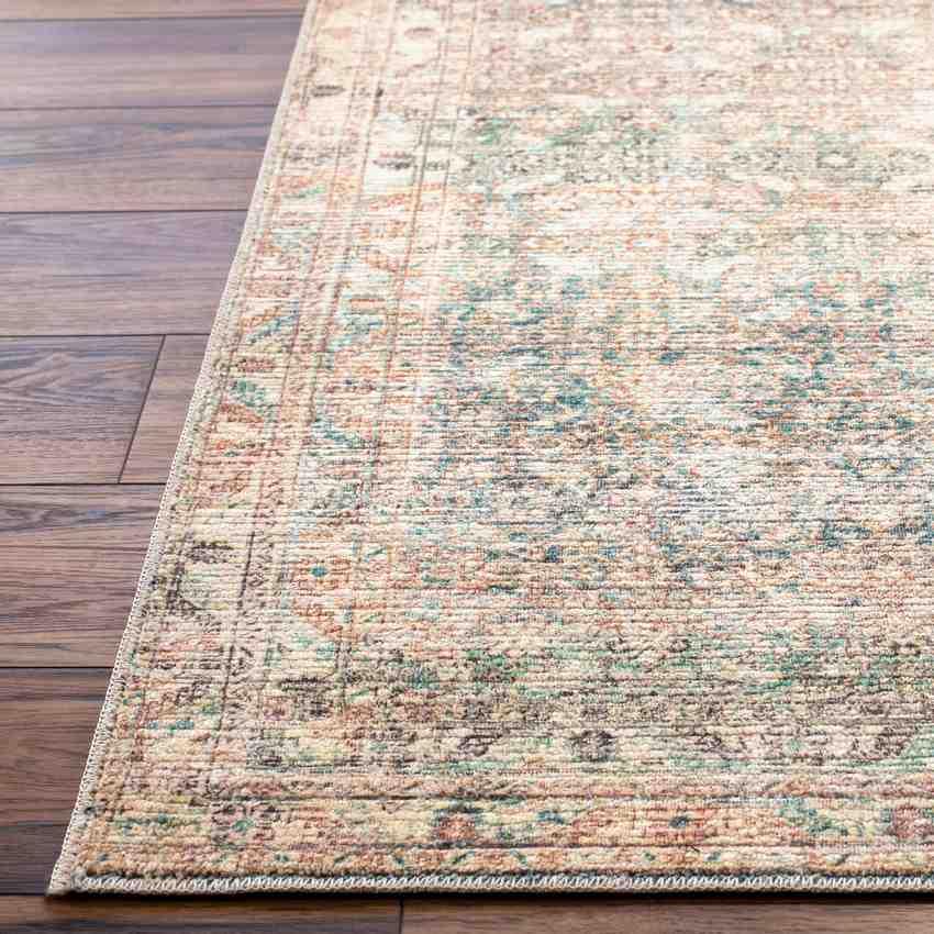 Jim Traditional Light Brown/Emerald Area Rug