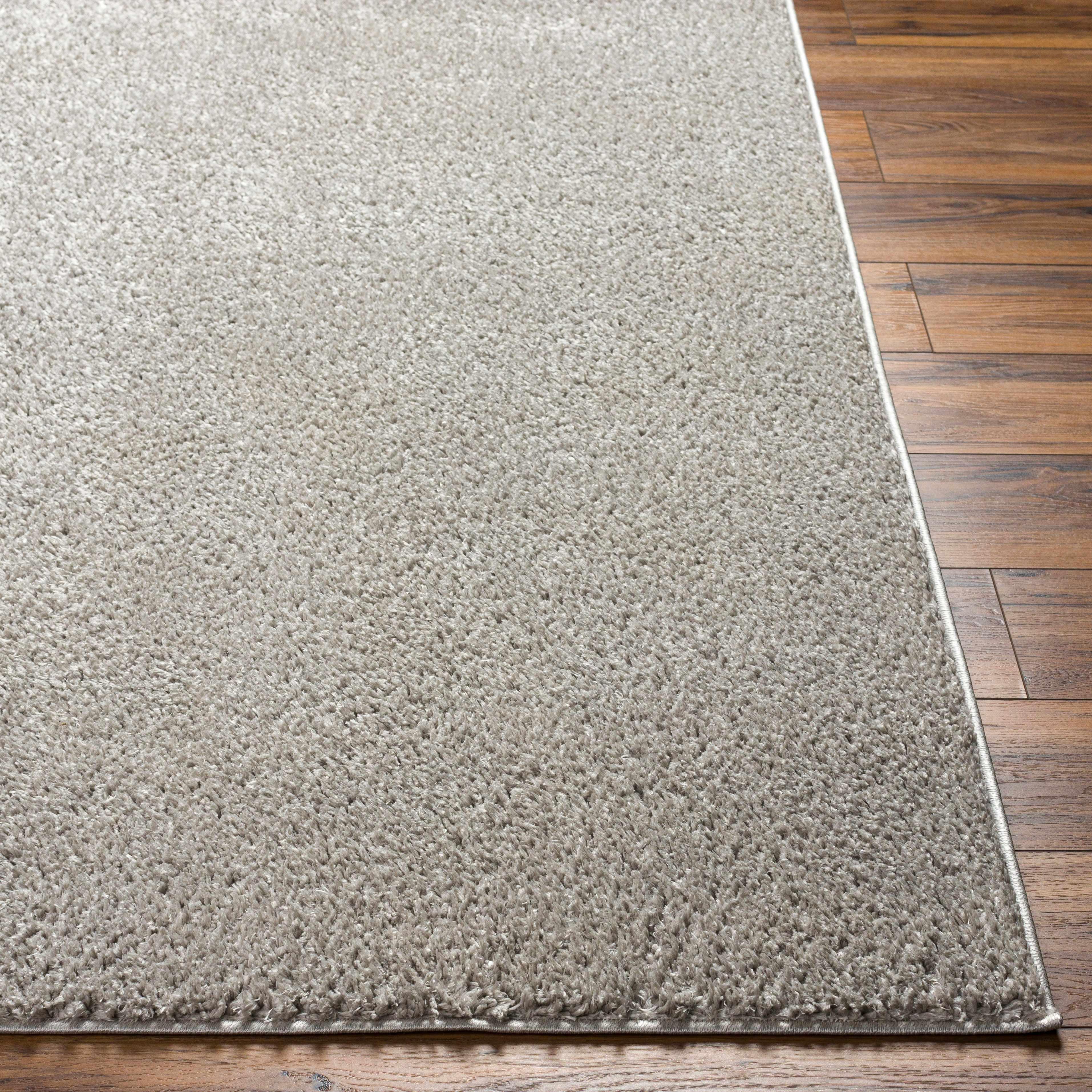 Judy Light Gray Washable Area Rug