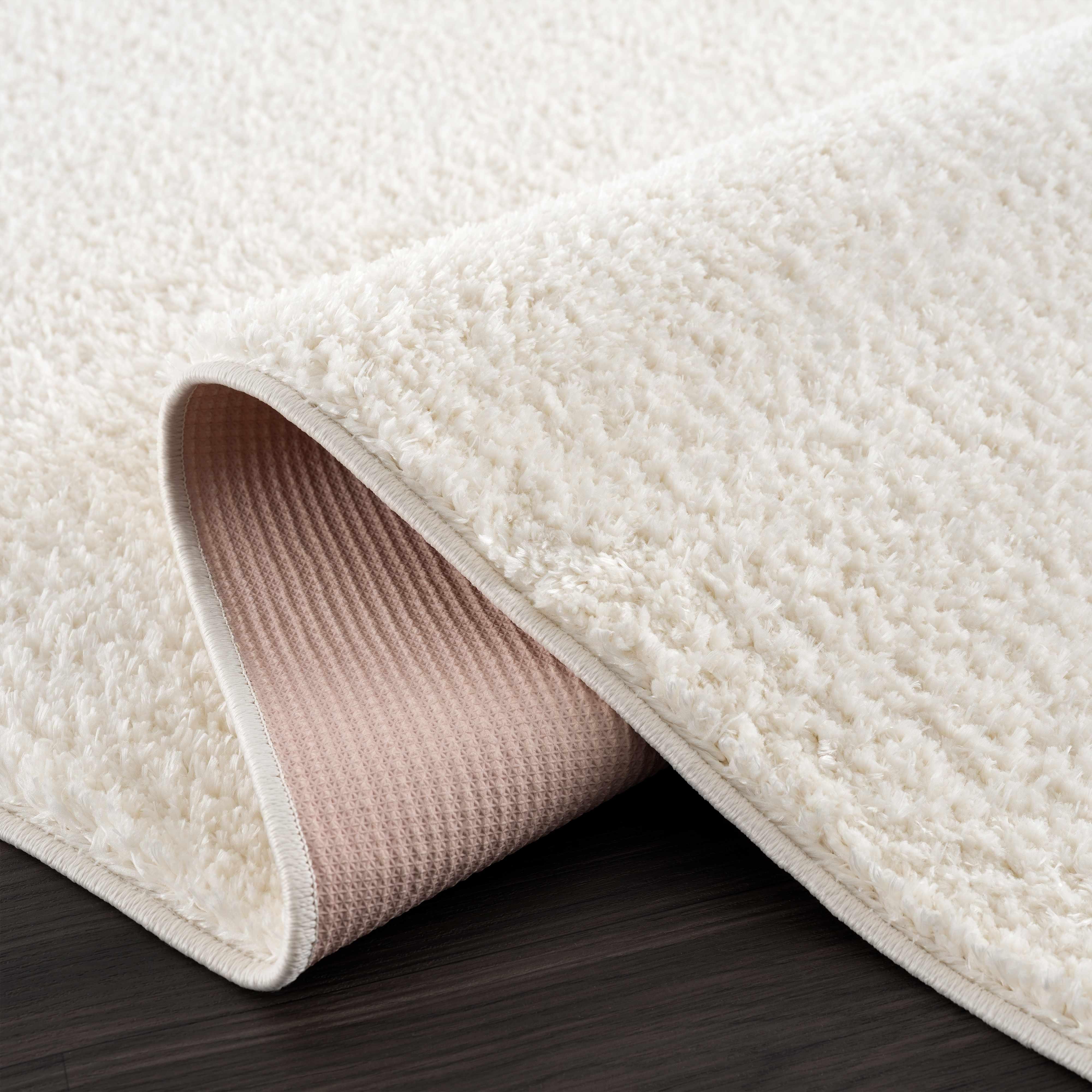 Judy Solid White Washable Rug