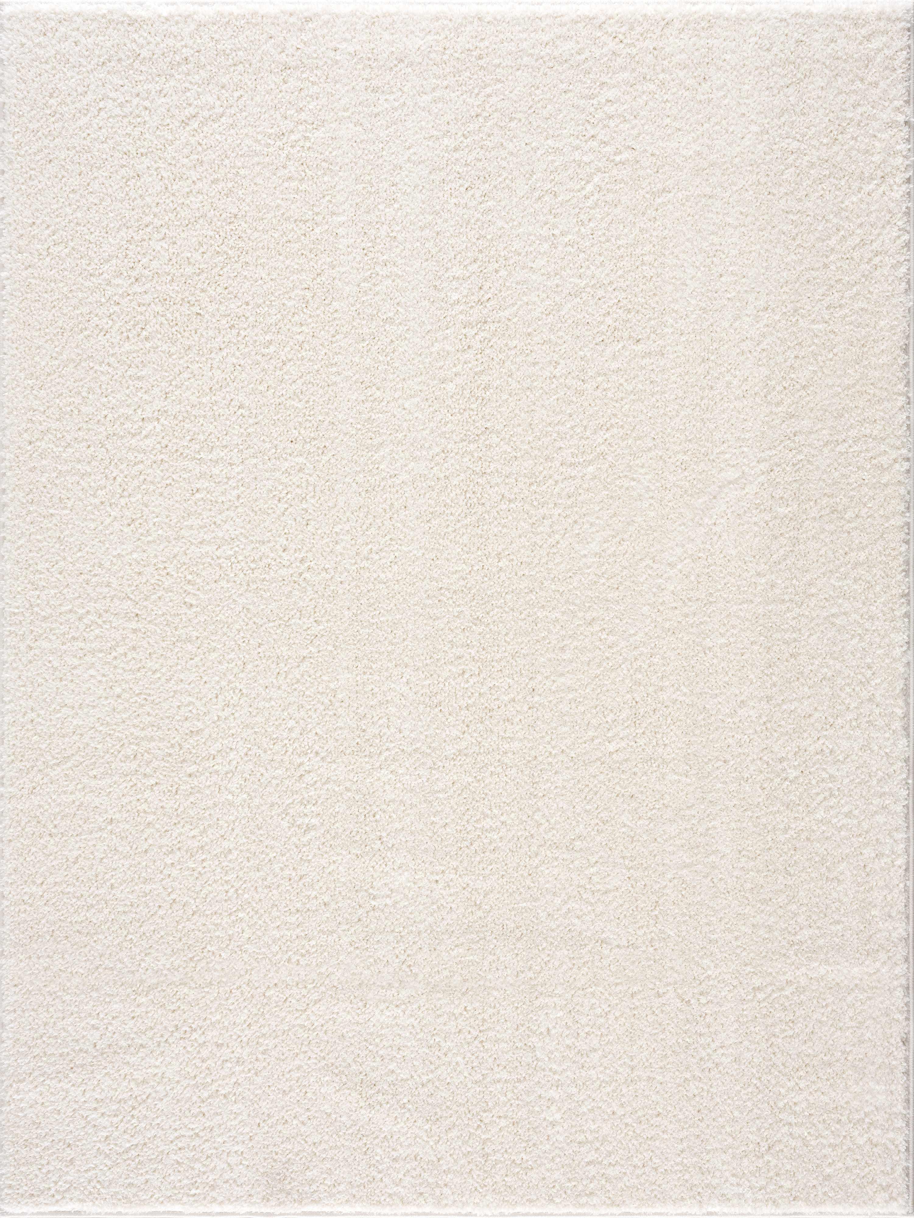 Judy Solid White Washable Rug