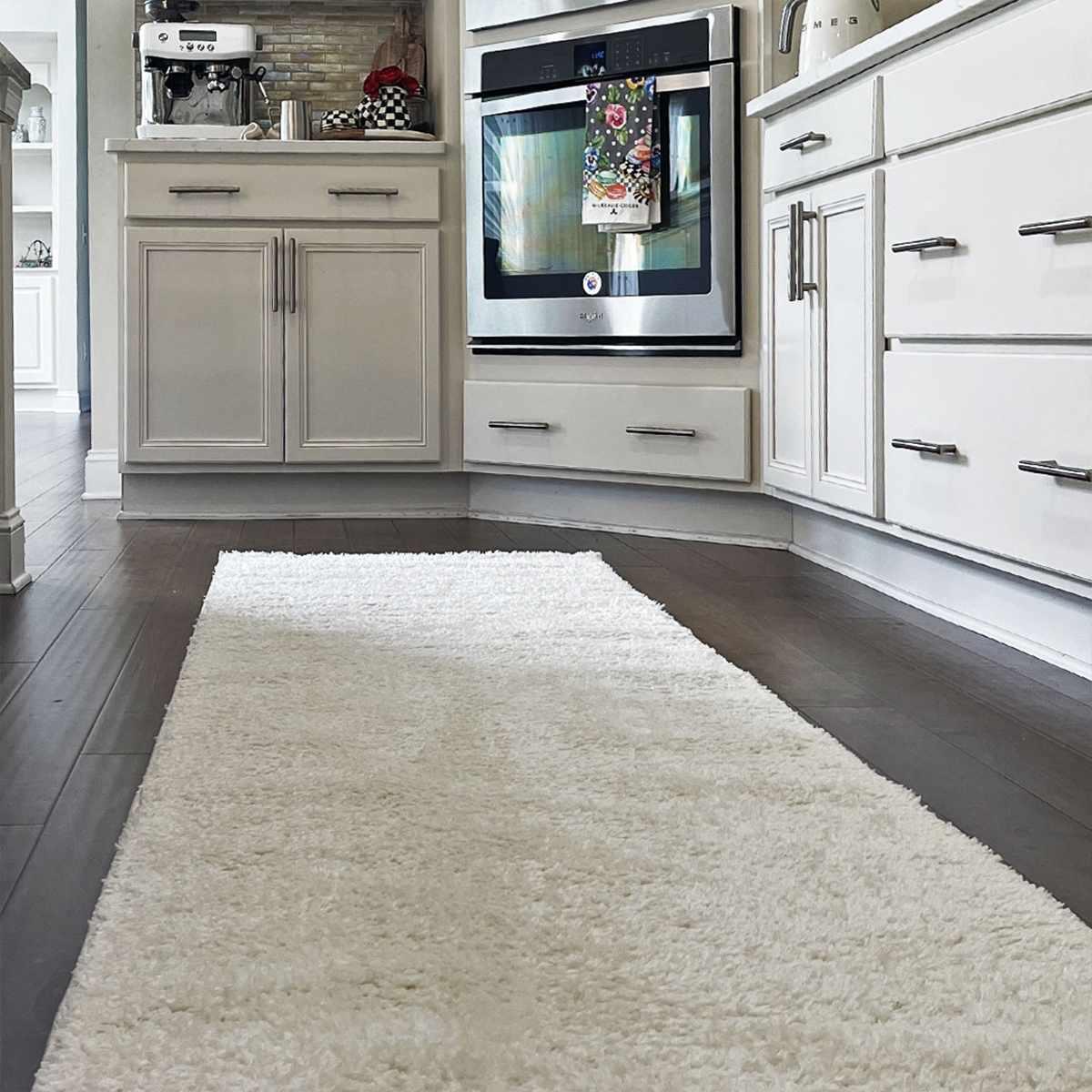 Judy Solid White Washable Rug