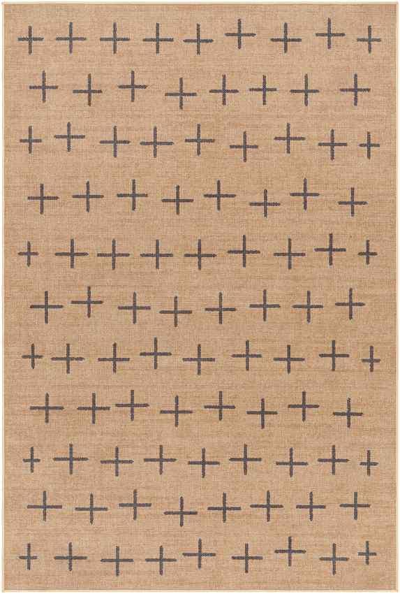 Kandus Cottage Tan Washable Area Rug