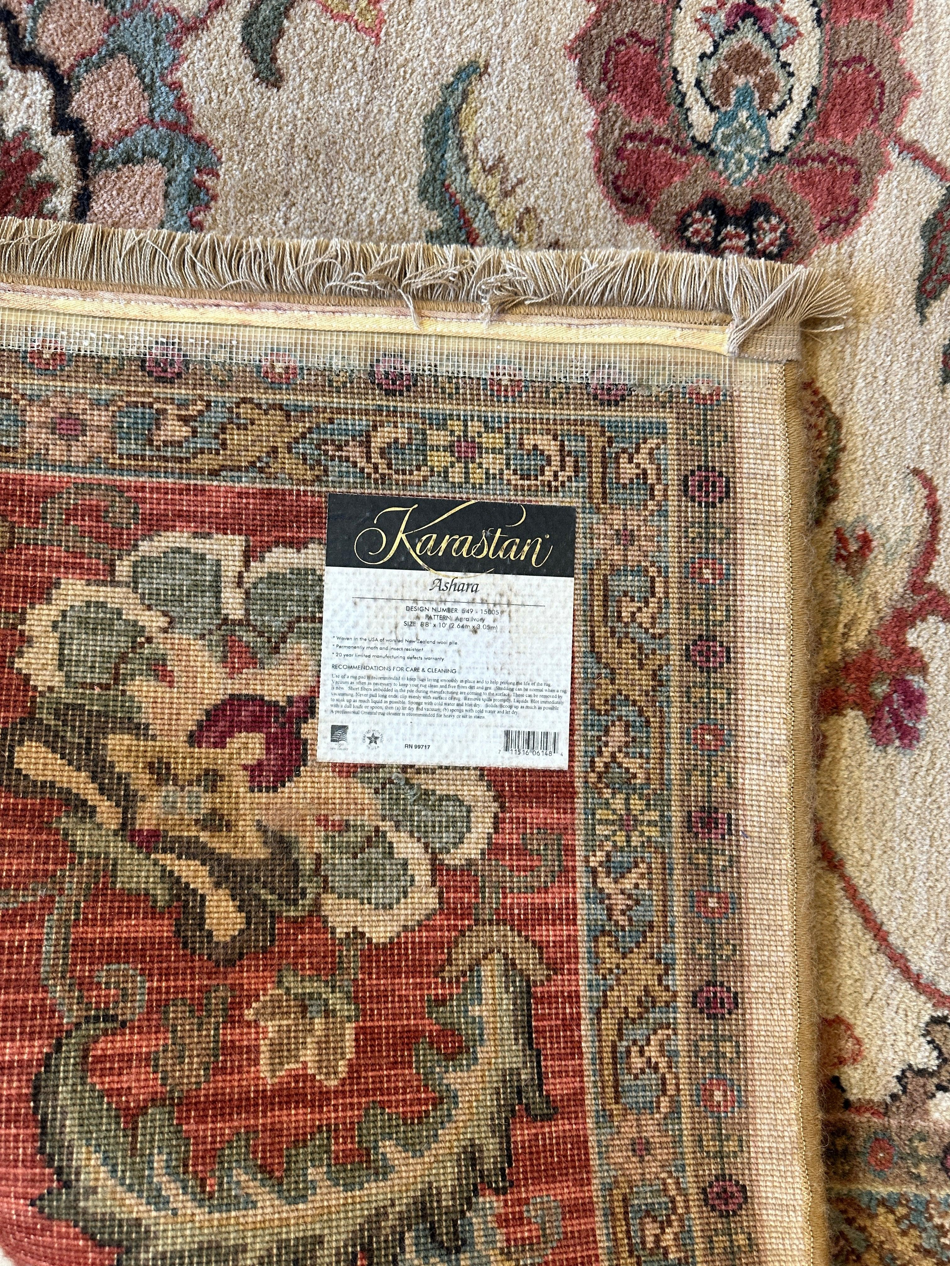 Karastan Ashara Agra Ivory 549 - 15005 Area Rug 8’8” x 10’