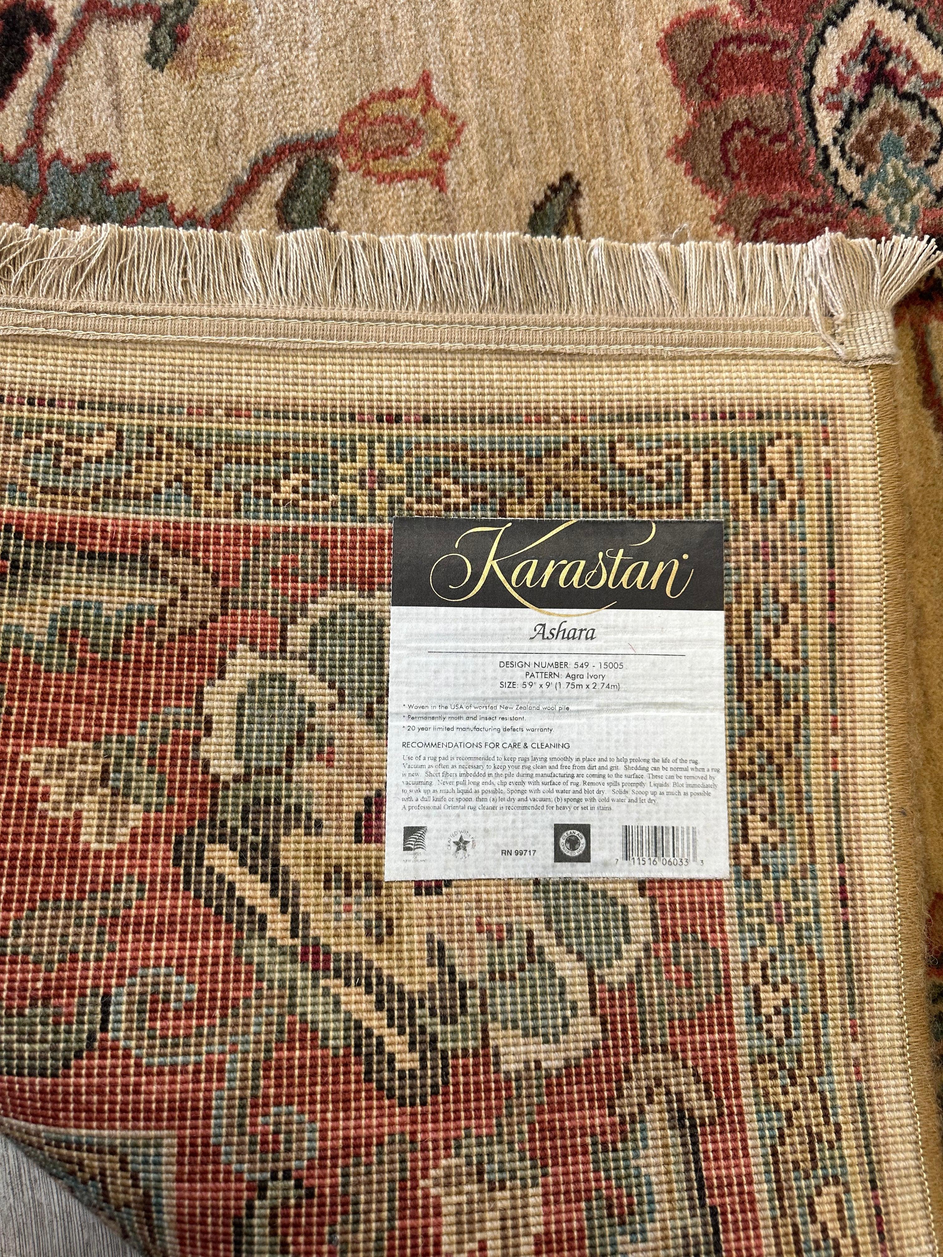 Karastan Ashara Agra Ivory 549 - 15005 Area Rug 6 x 9