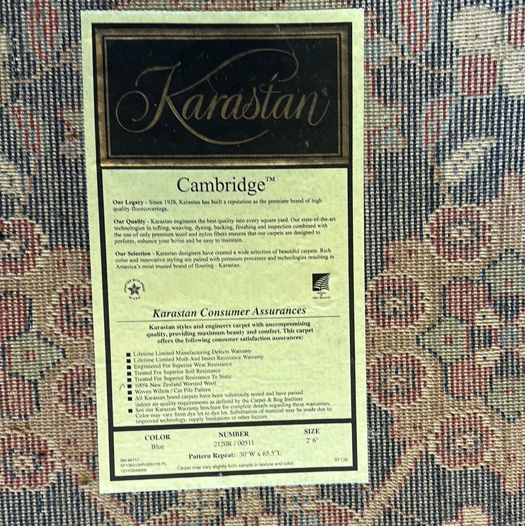 Karastan Cambridge Blue (2120-511) 30” x 24”