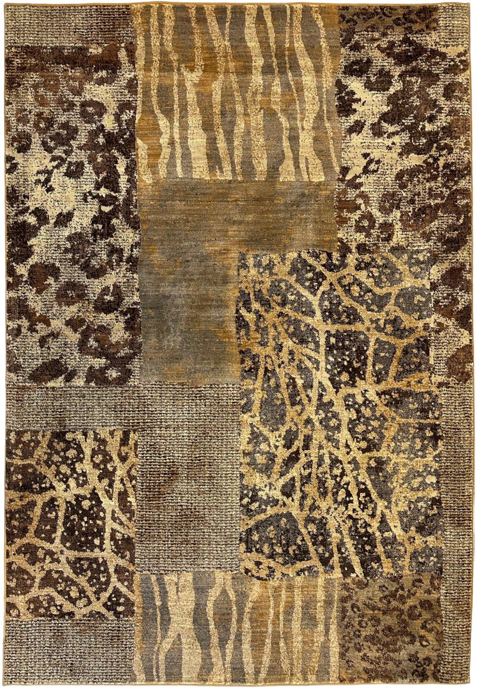 Karastan Carmel Santa Lucia Chestnut Area Rug 5’6”x8’3”