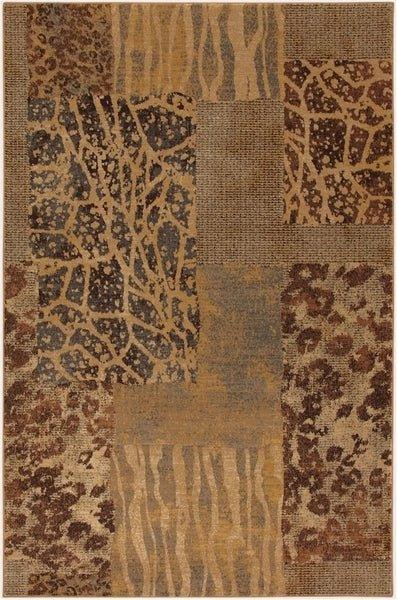 Karastan Carmel Santa Lucia Chestnut Area Rug 5’6”x8’3”