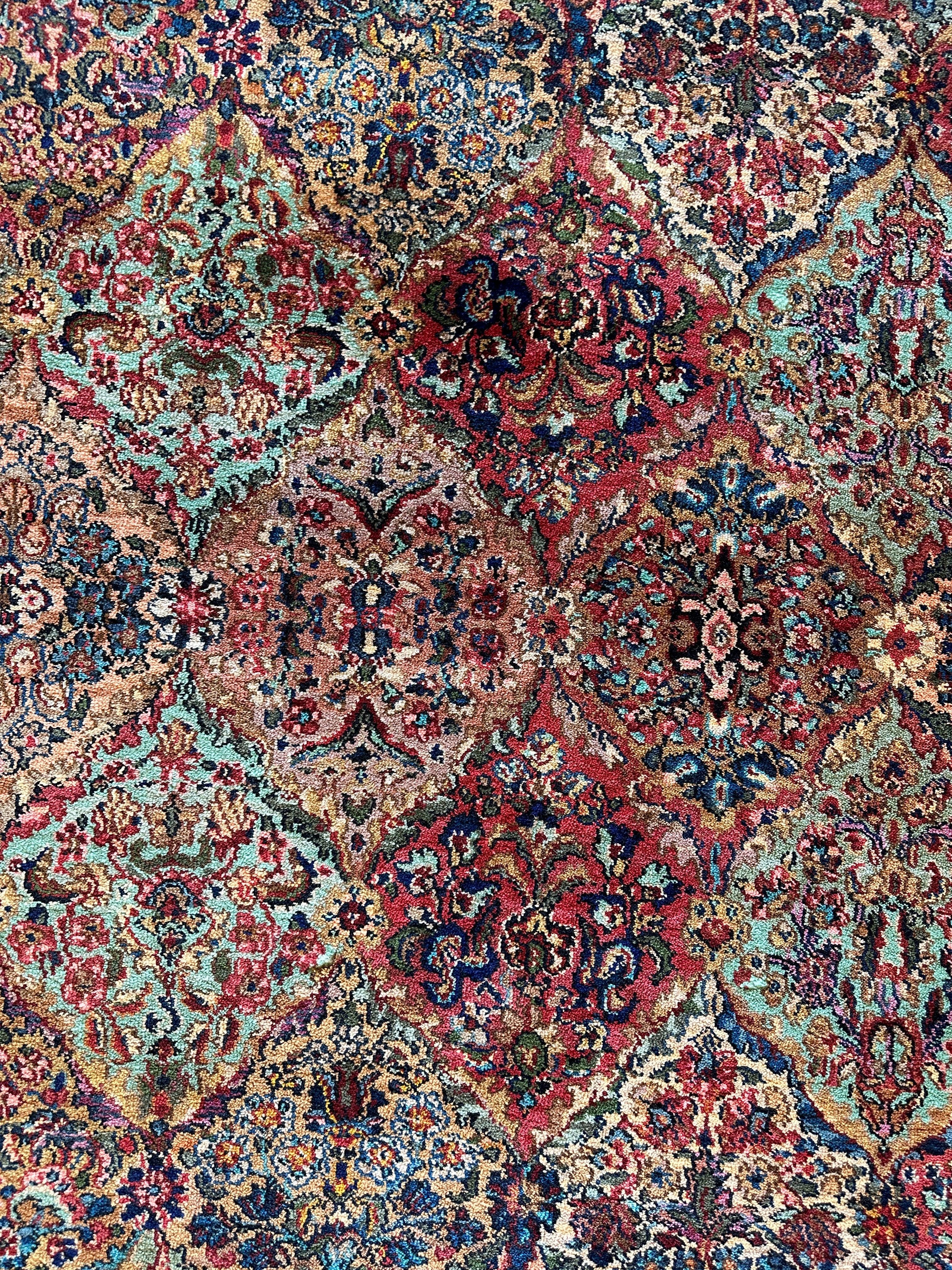 Karastan Panel Kirman Wool Rug Size: 5'9" x 9'