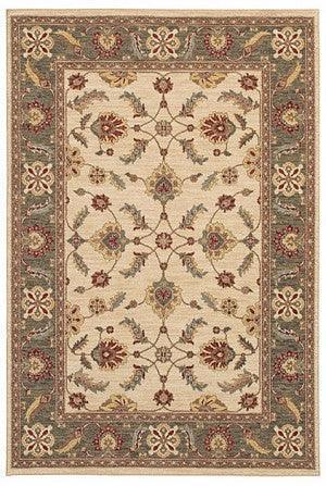 Karastan Sierra Mar Sedona Ivory/Limestone Area Rug 5'6"x8'3"