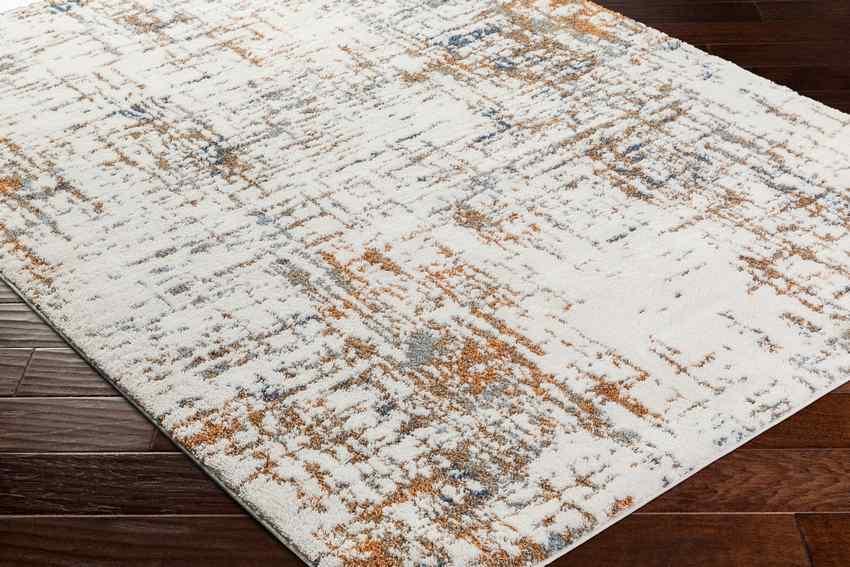 Kendell Modern Burnt Orange Area Rug