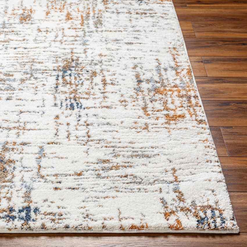 Kendell Modern Burnt Orange Area Rug