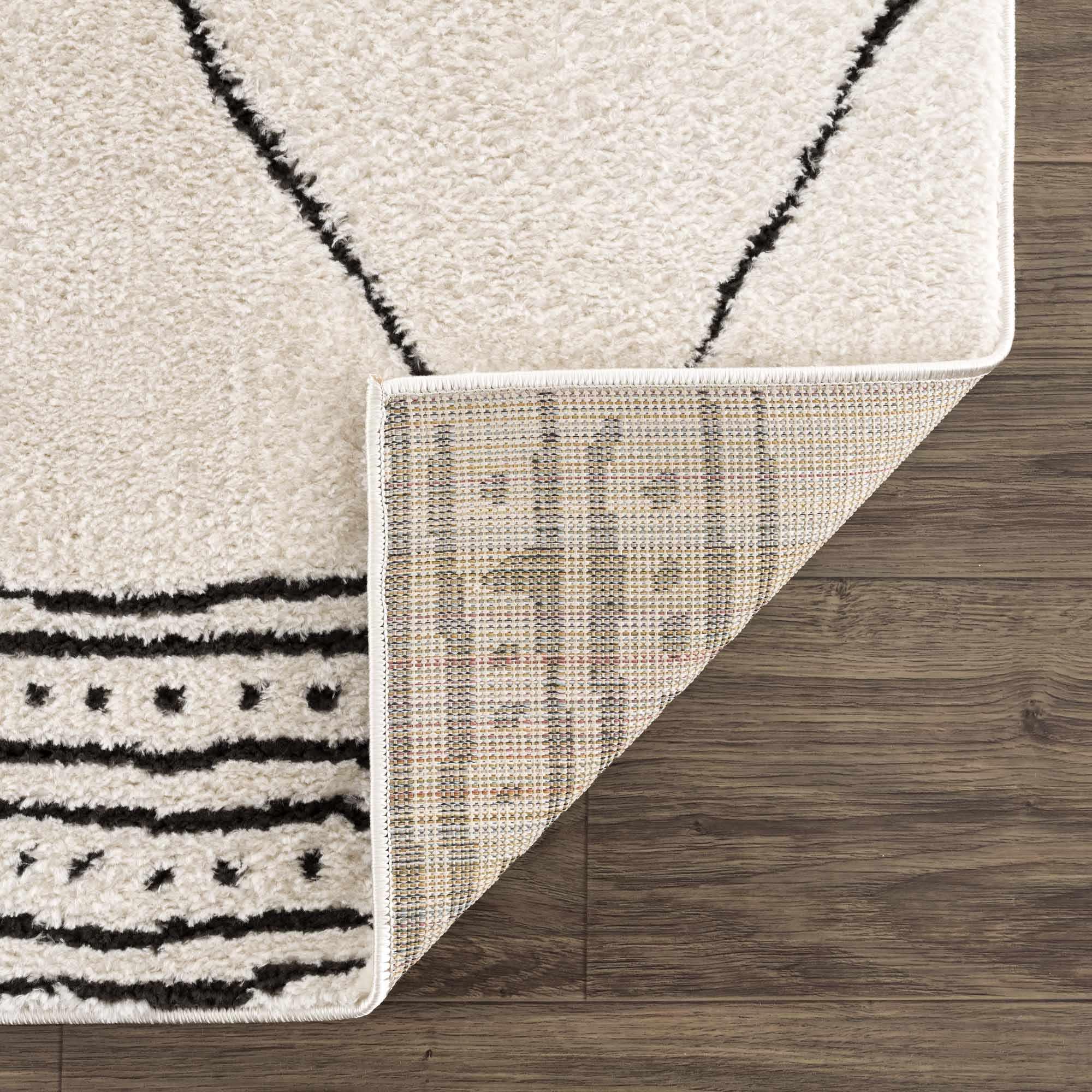 Keone Black & White Area Rug