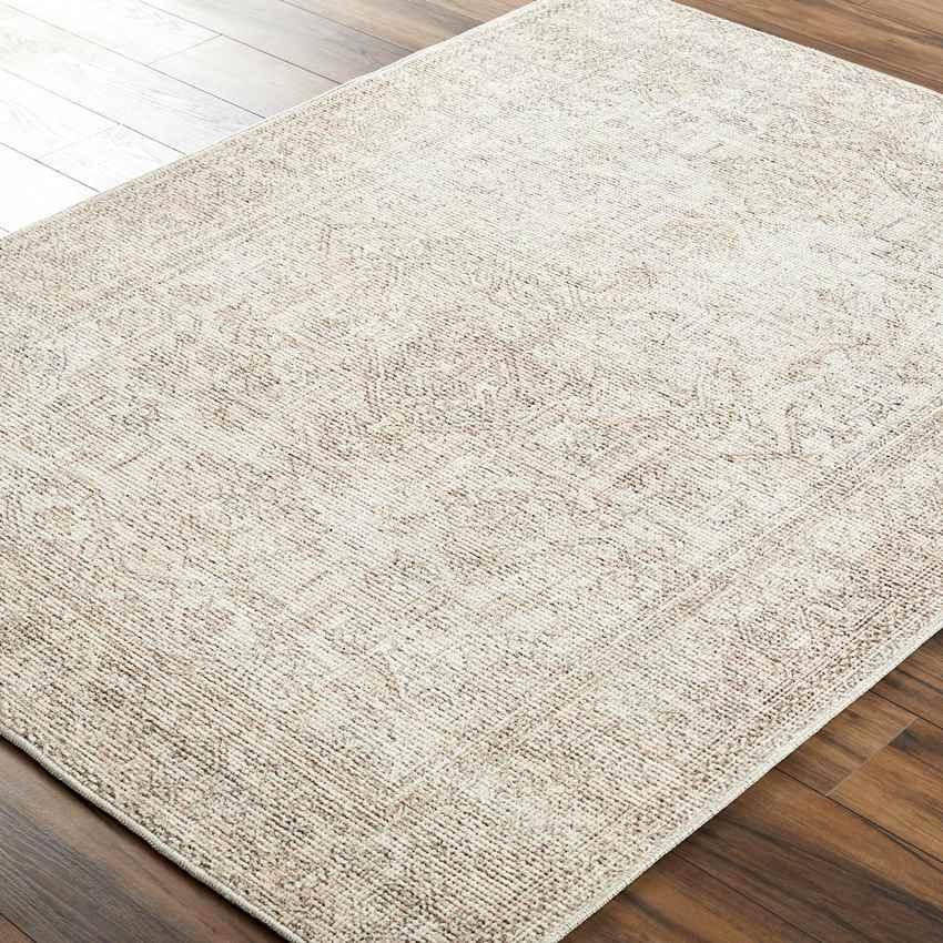 Kole Traditional Blush/Cream Area Rug