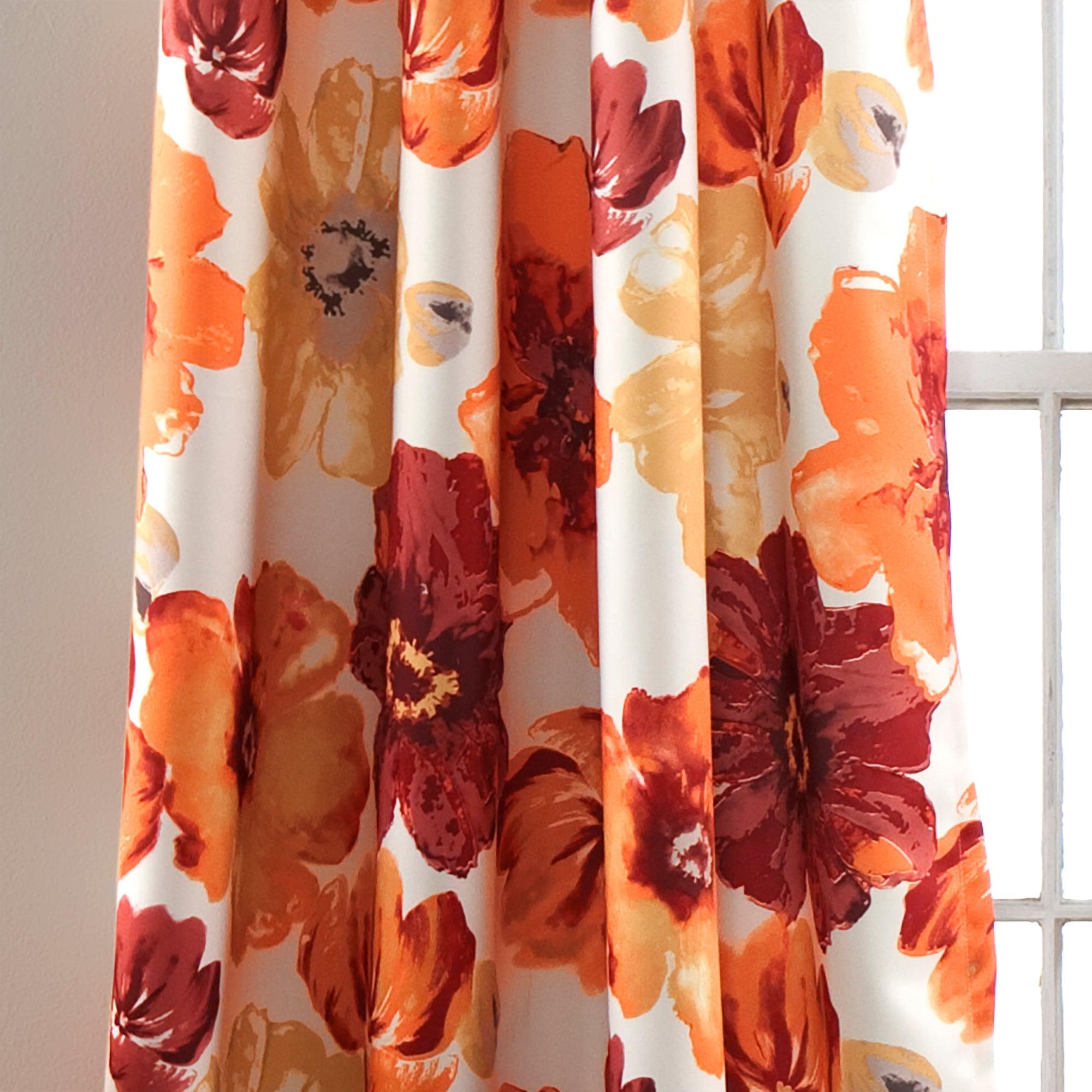 Leah Light Filtering Window Curtain Set