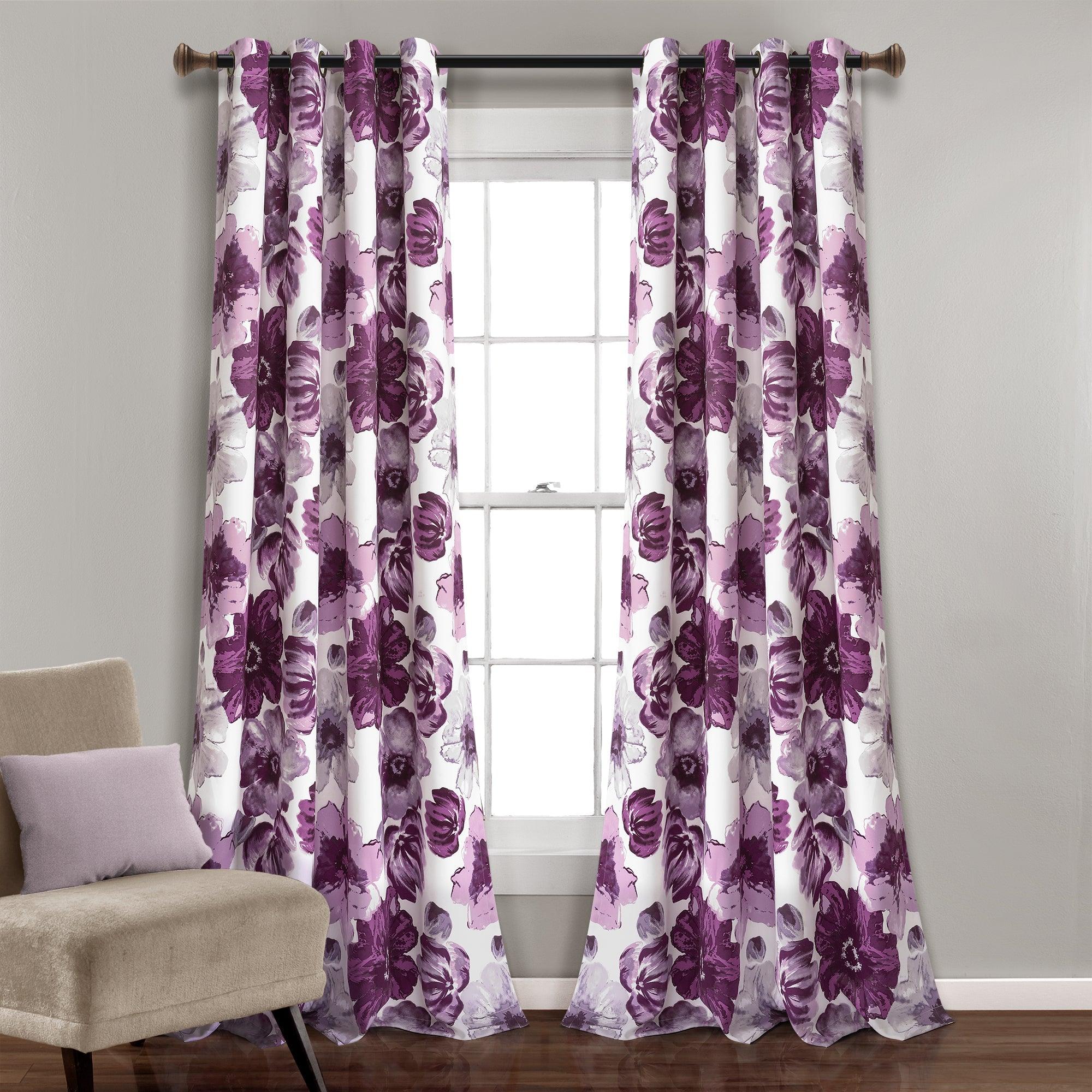 Leah Light Filtering Window Curtain Set