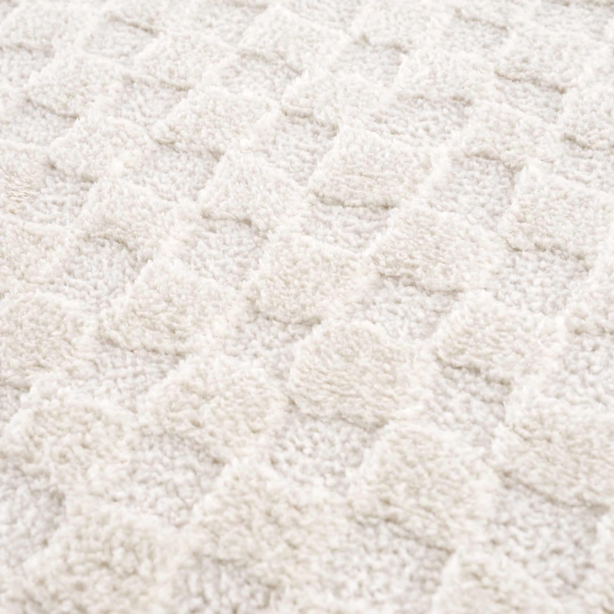 Leryn Ivory Checkered Area Rug