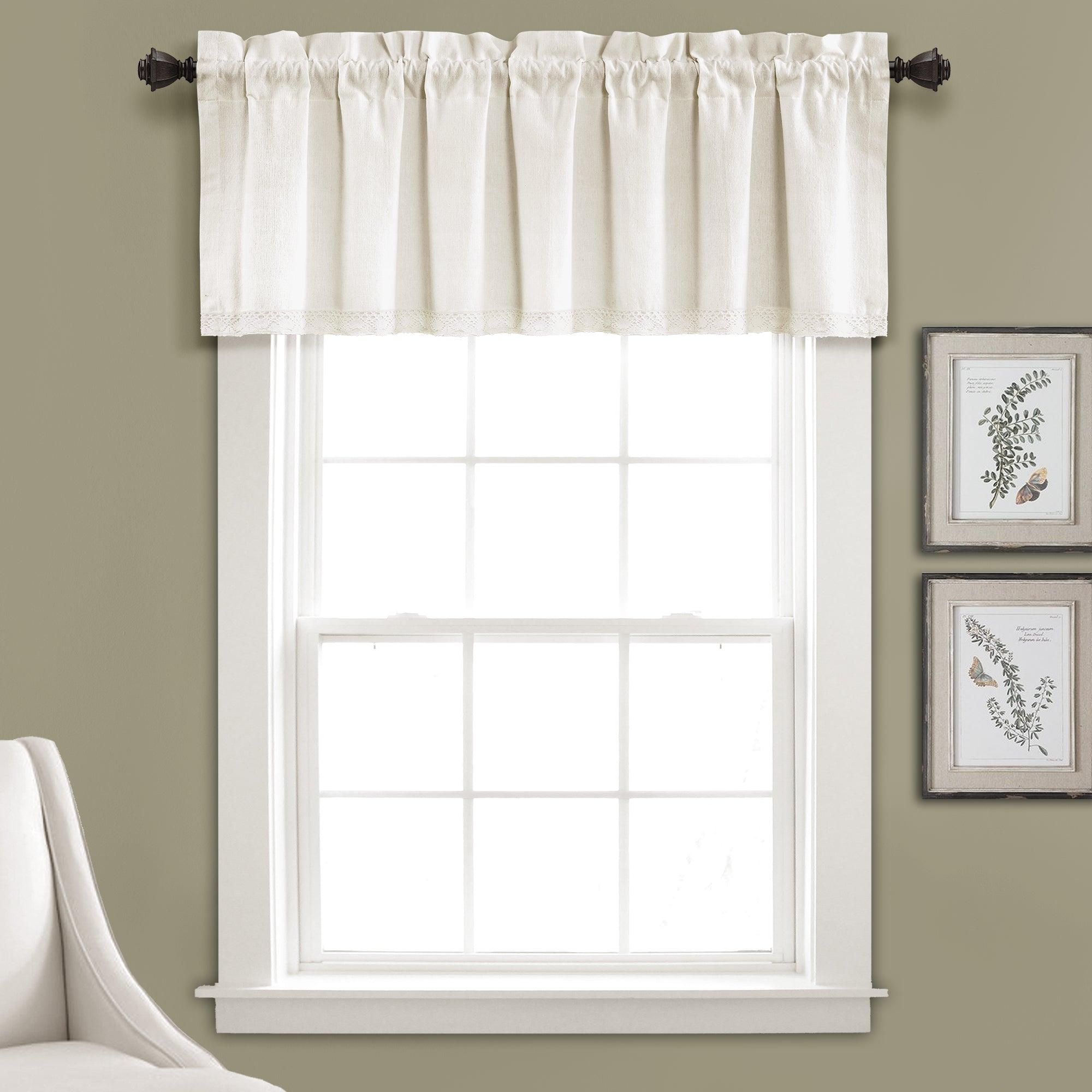 Linen Lace Valance