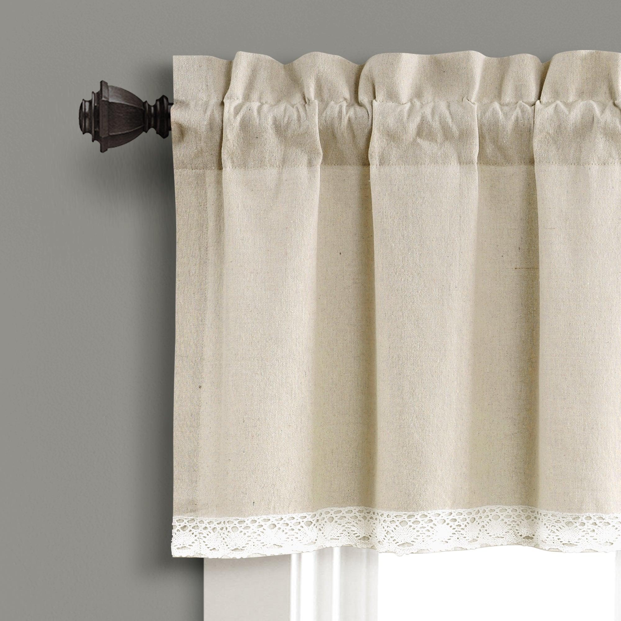 Linen Lace Valance