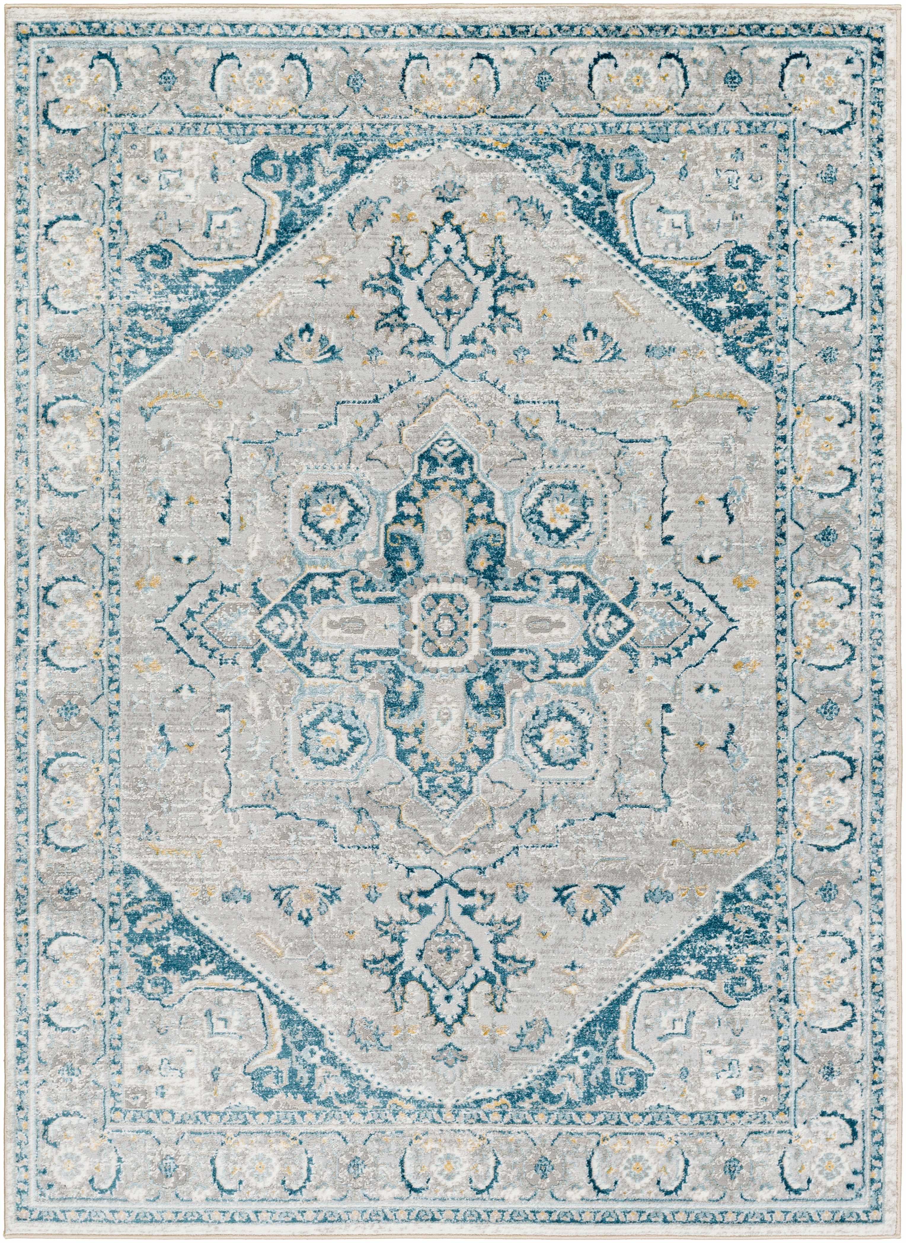 Liverpool Blue Area Rug