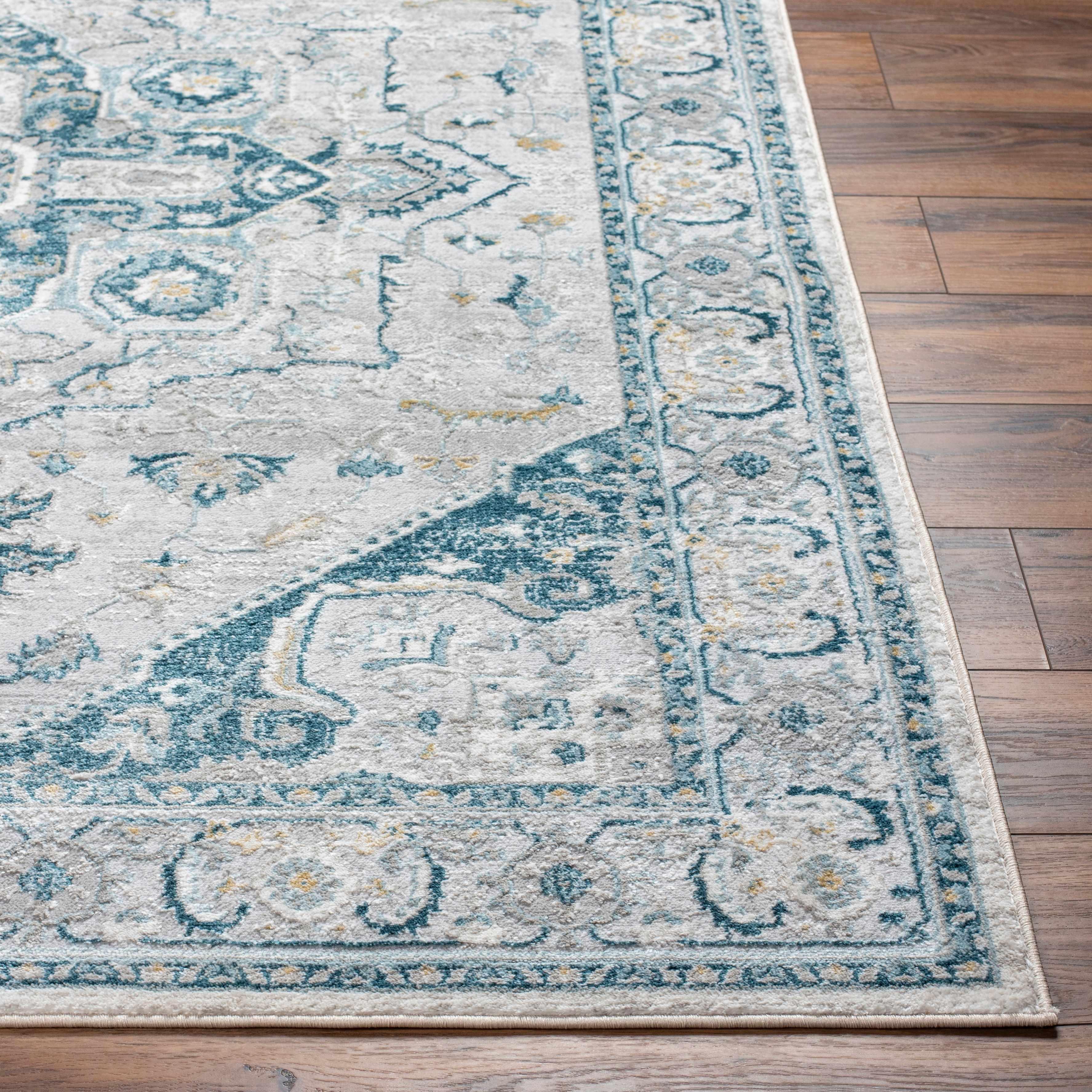 Liverpool Blue Area Rug