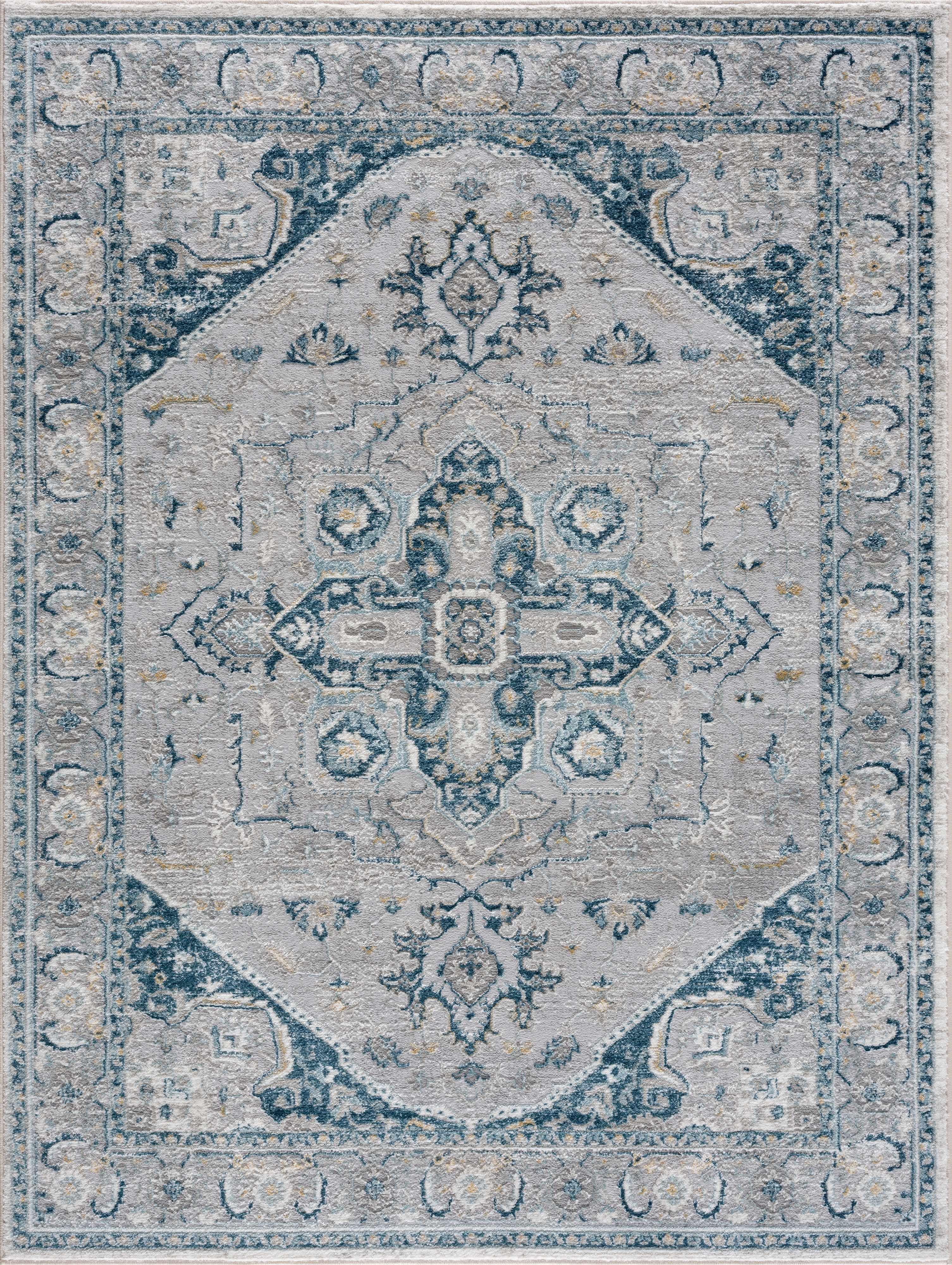 Liverpool Blue Area Rug