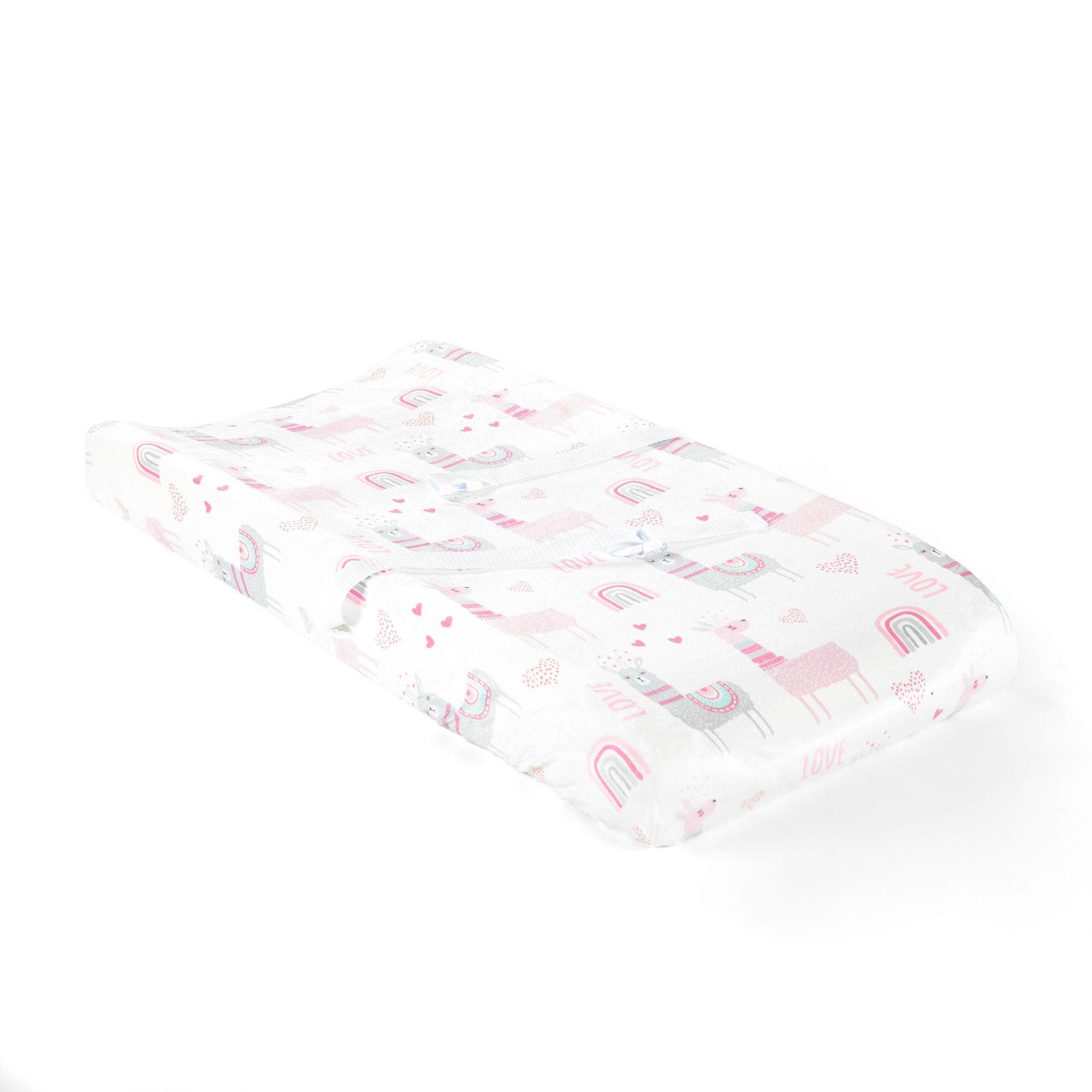 Llama Love Soft & Plush Changing Pad Cover