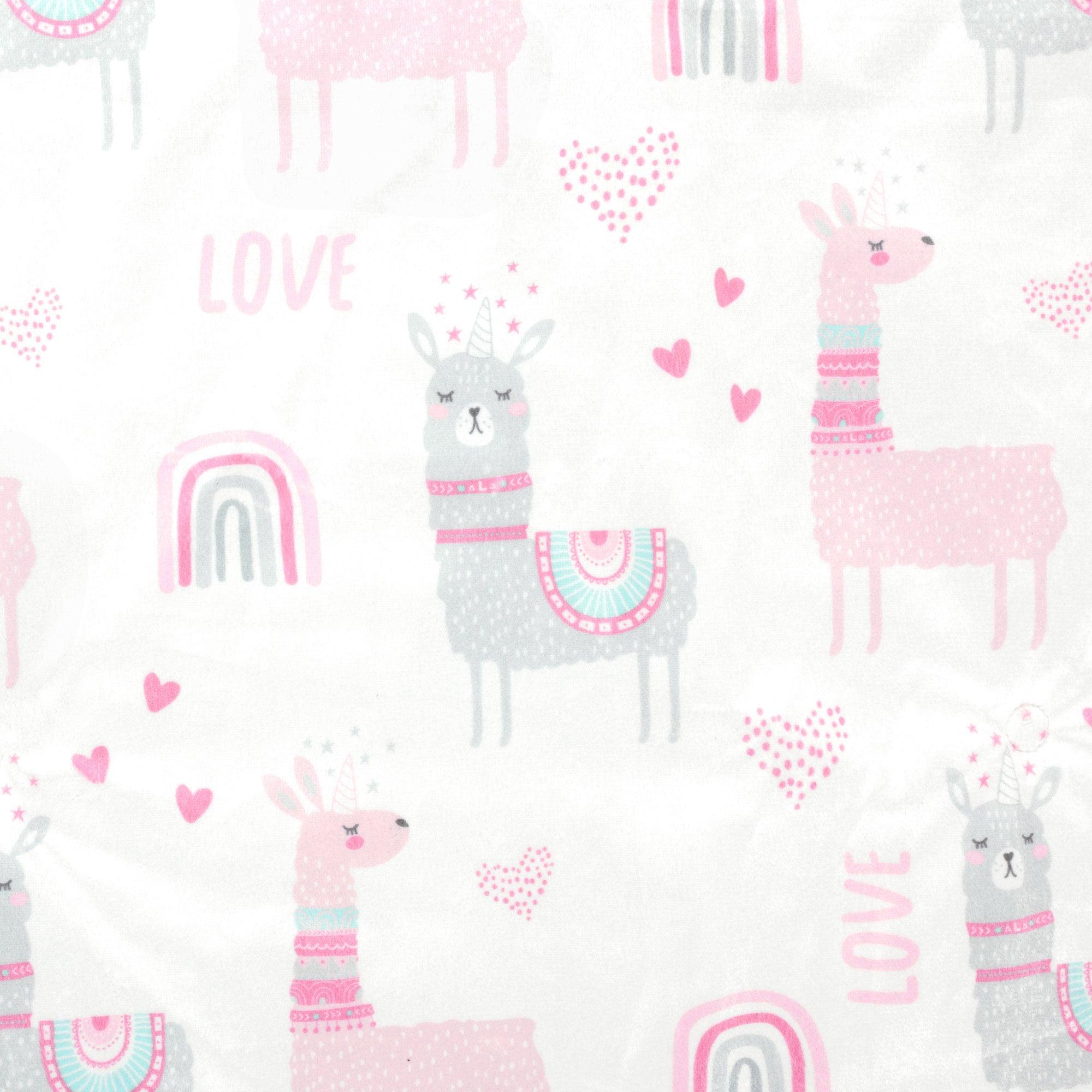 Llama Love Soft & Plush Oversized Baby Blanket