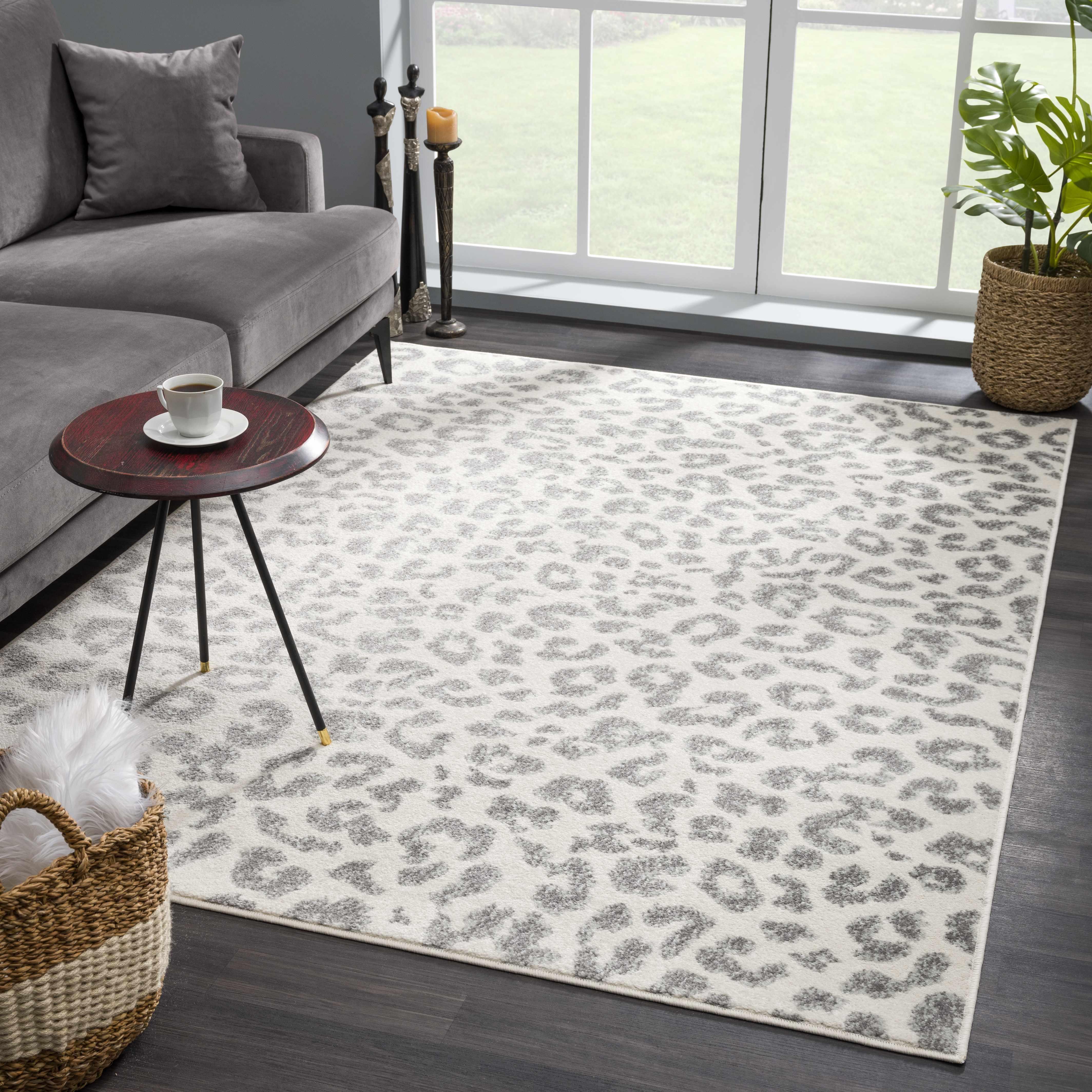 Marash Leopard Print KMRSH-4612 Area Rug