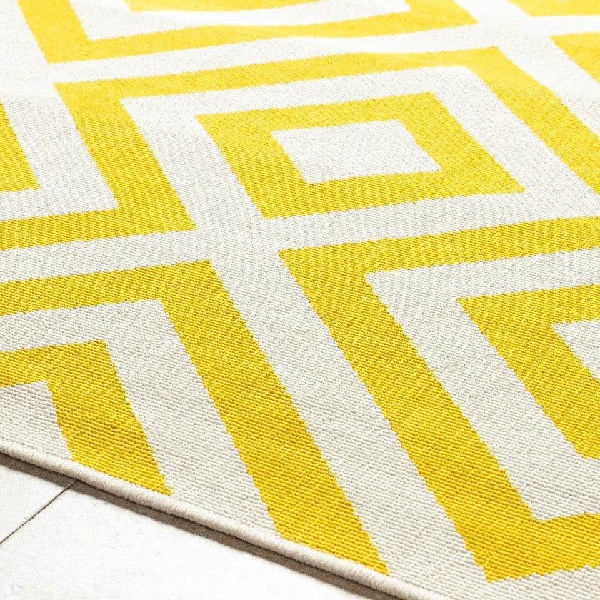 Maya Modern Saffron Area Rug