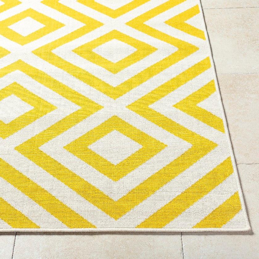 Maya Modern Saffron Area Rug