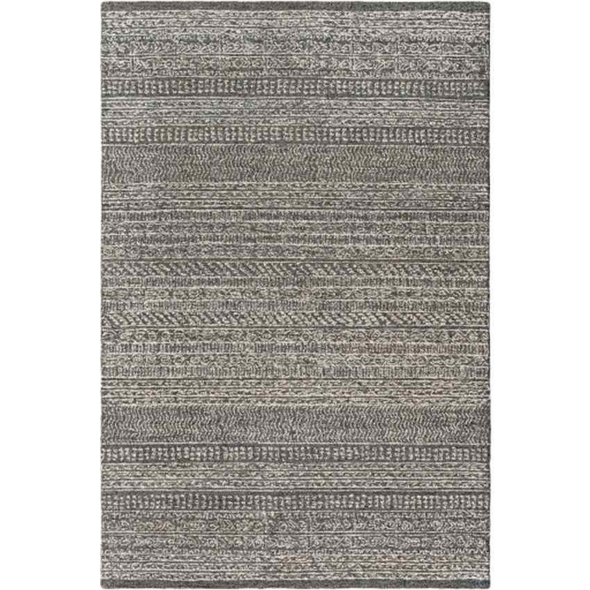 Melun Global Charcoal/Cream Area Rug