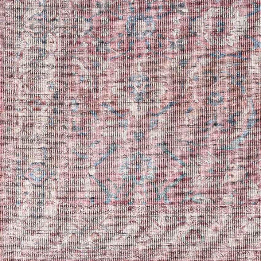 Milltown Traditional Red Washable Area Rug