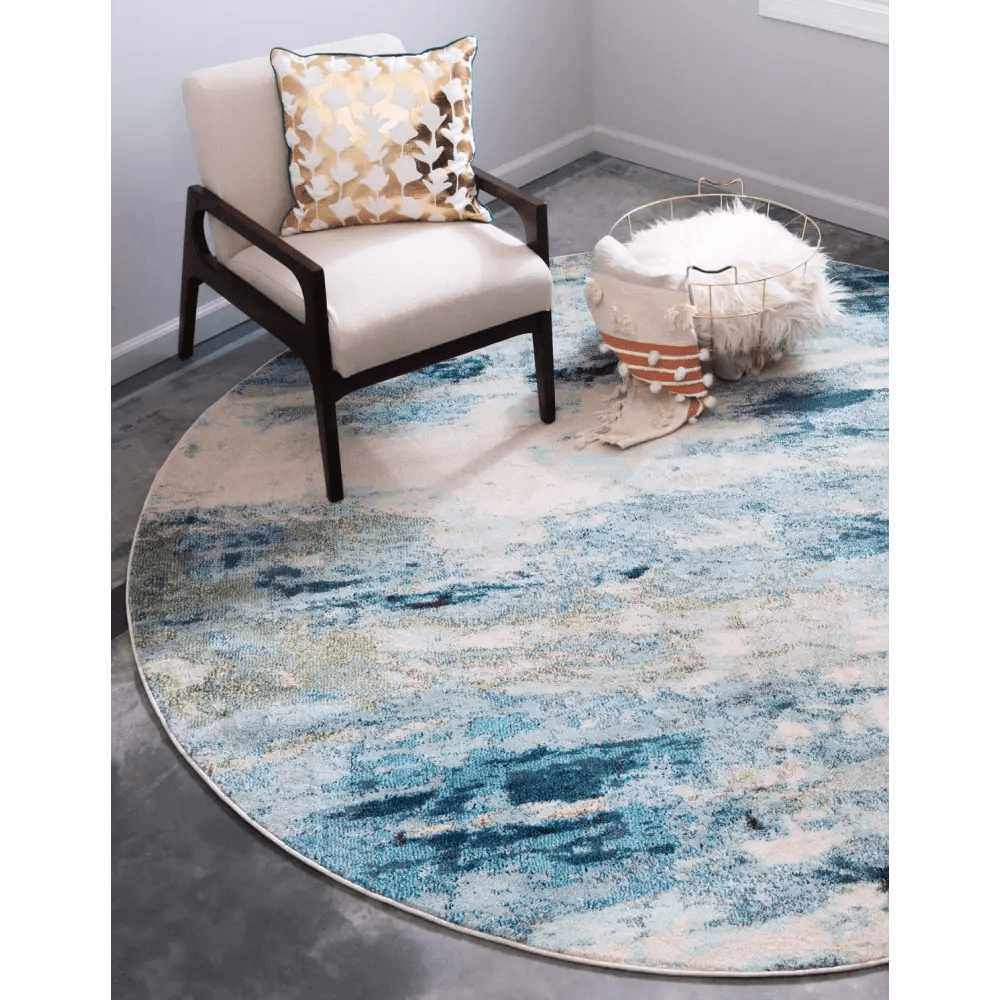 Modern designed avalon chromatic rug